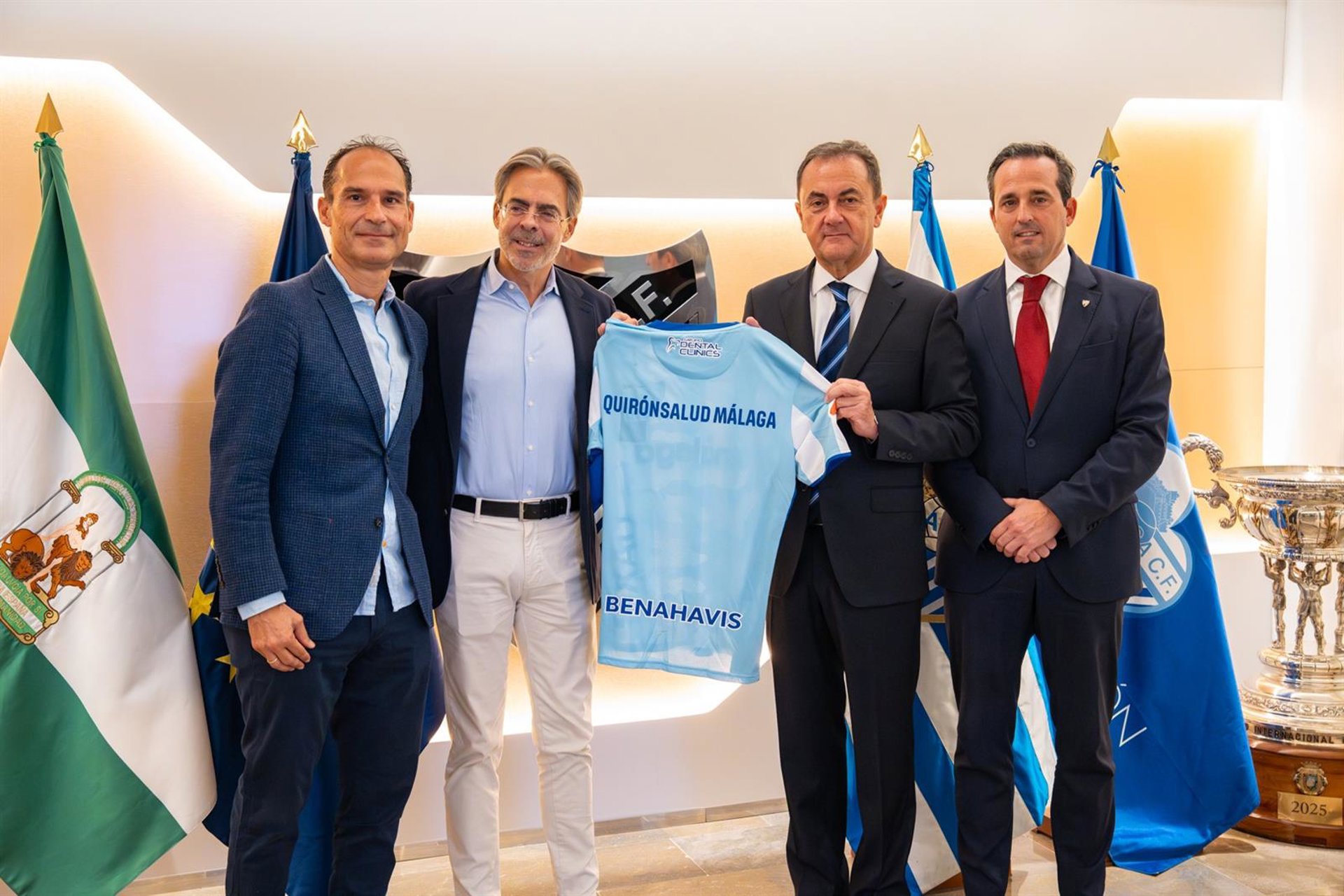 El Hospital Quirónsalud Málaga, proveedor médico oficial del Málaga Club de Fútbol