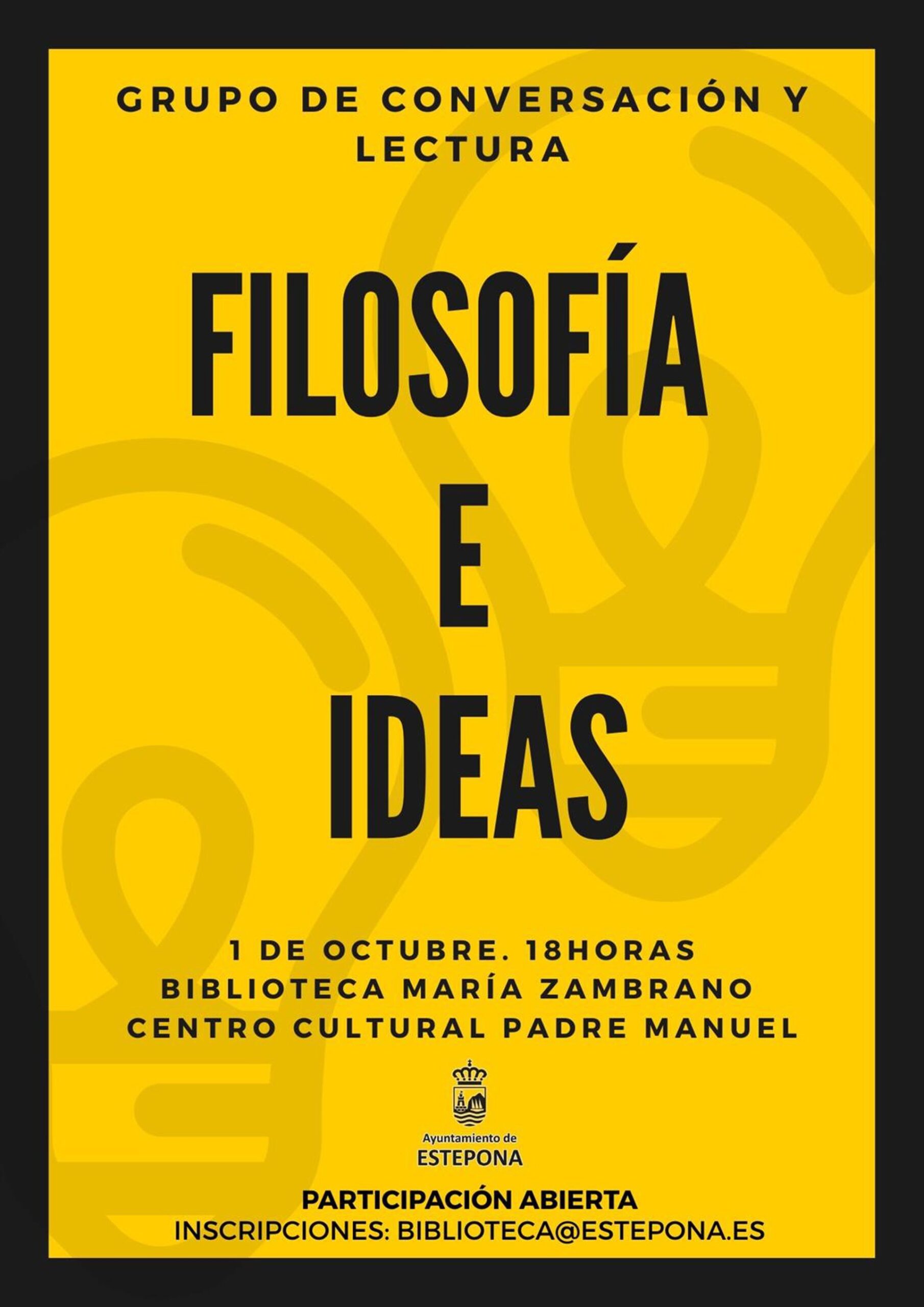 Estepona inicia un club de lectura y conversación filosófica en la Sala María Zambrano de la biblioteca