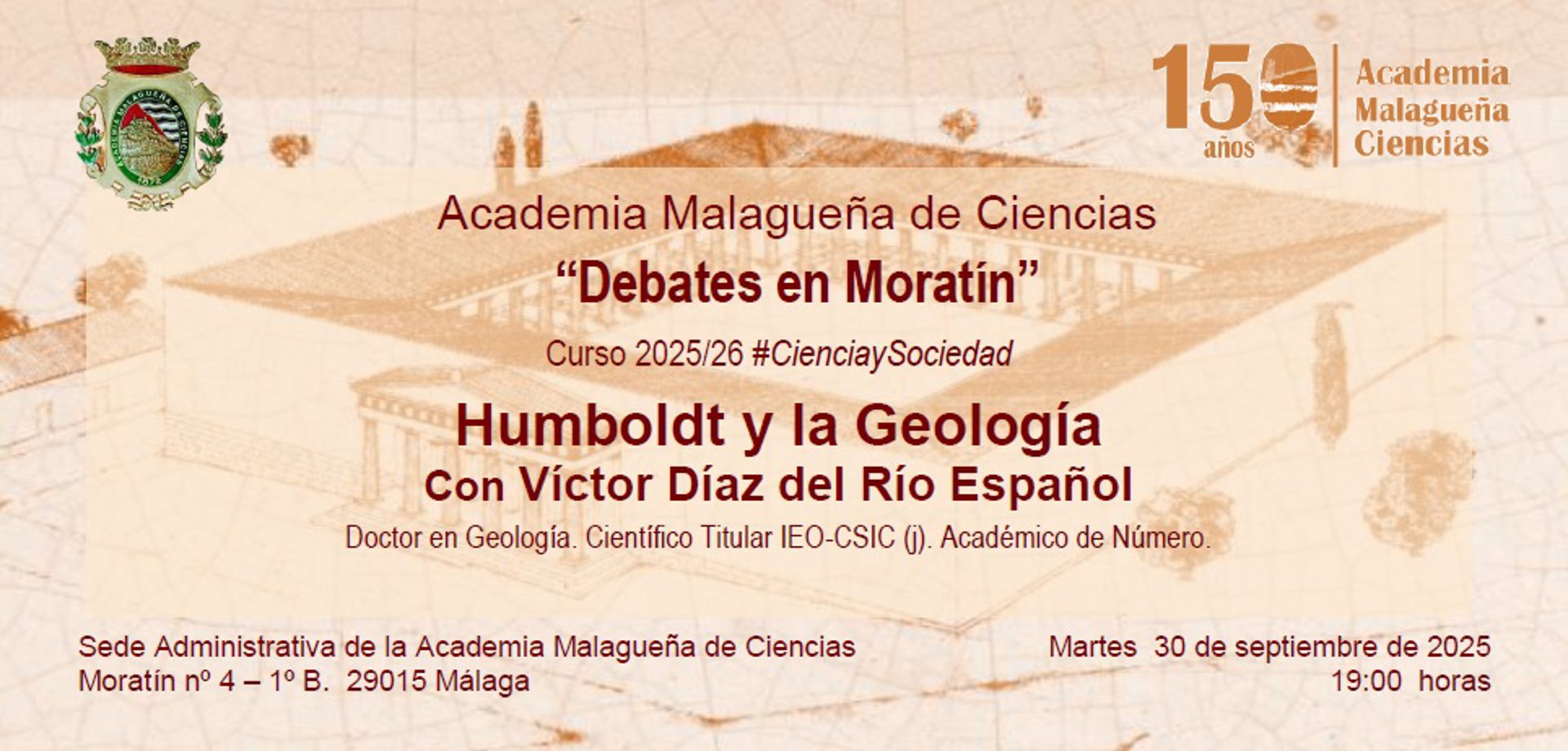 La Academia de Ciencias analiza los aspectos geológicos del viaje de Humboldt por Iberoamérica