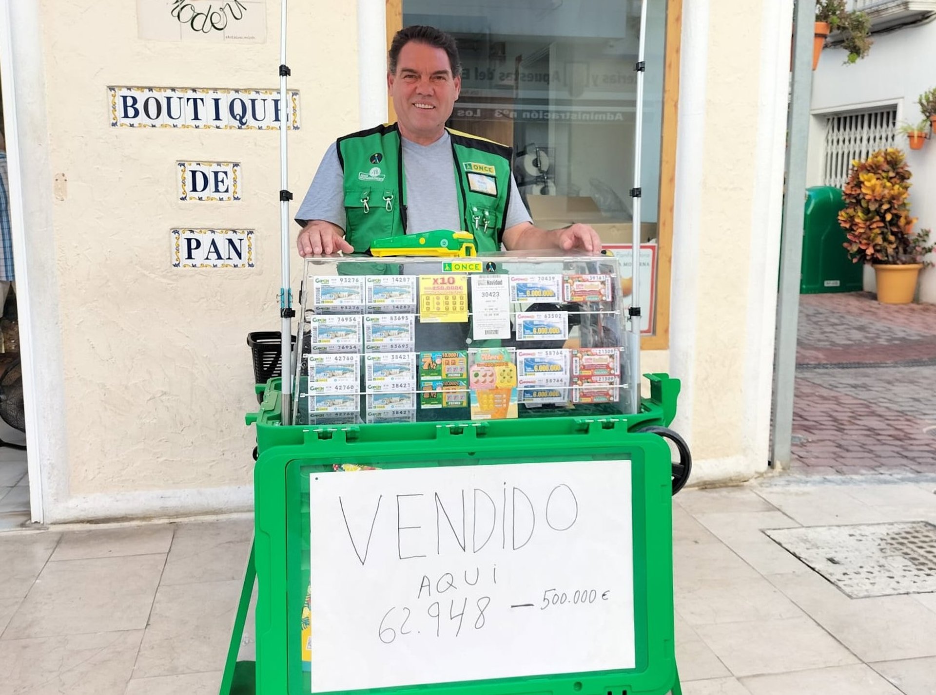 La ONCE reparte 815.000 euros en Estepona