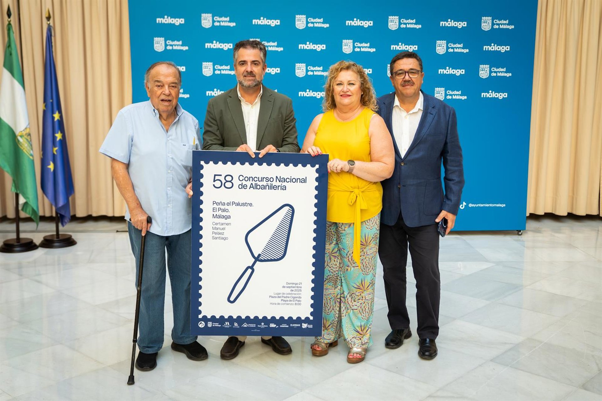 La plaza del Padre Ciganda acogerá el 21 de septiembre el 58 Concurso Nacional de Albañilería peña El Palustre