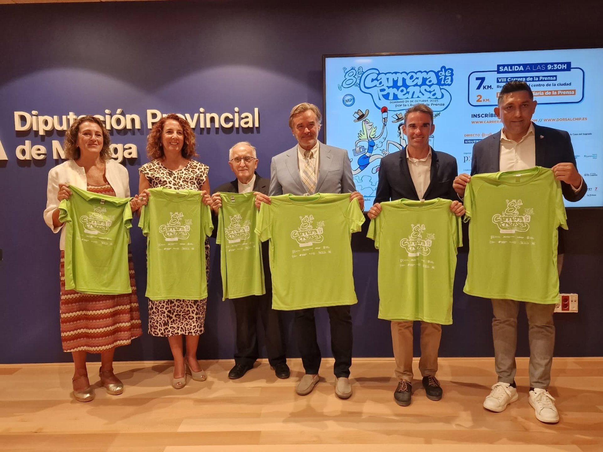 Málaga correrá el 26 de octubre por la libertad de prensa