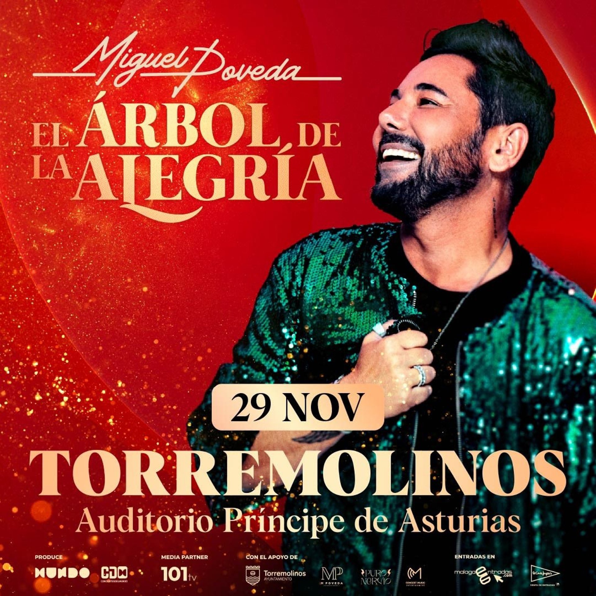 Miguel Poveda presentará a finales de noviembre en Torremolinos su nuevo espectáculo 'El árbol de la Alegría'