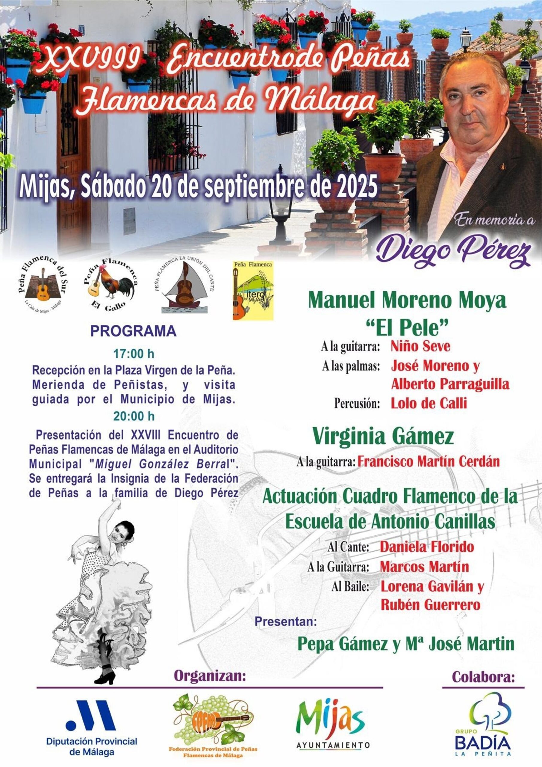 Mijas acoge este sábado el XXVIII Encuentro de Peñas Flamencas de la provincia