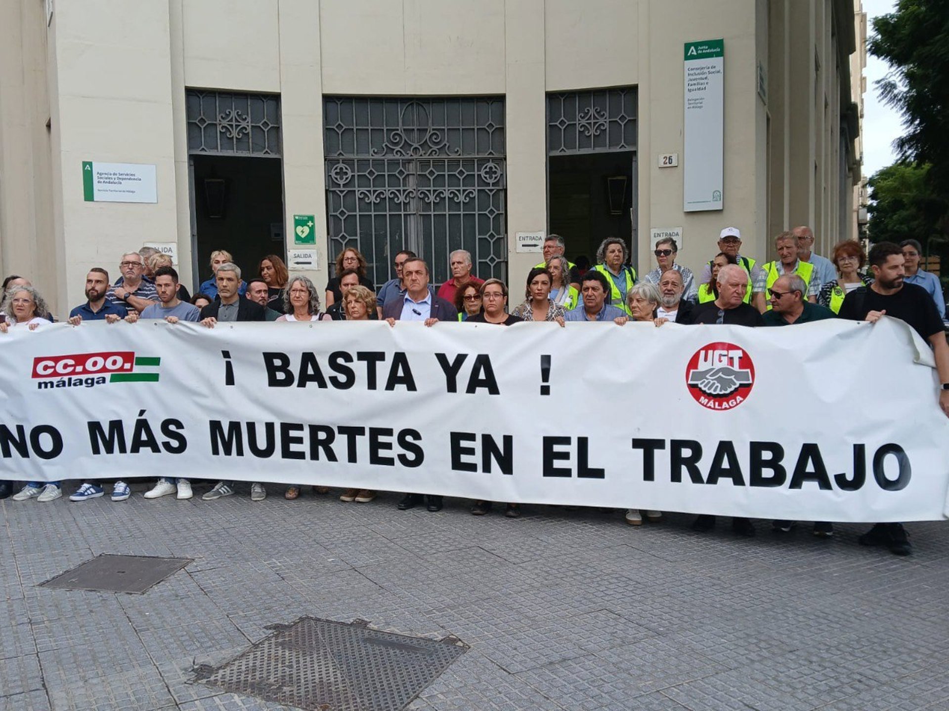 CCCOO y UGT se movilizan contra siniestralidad laboral tras última muerte de un trabajador en la provincia