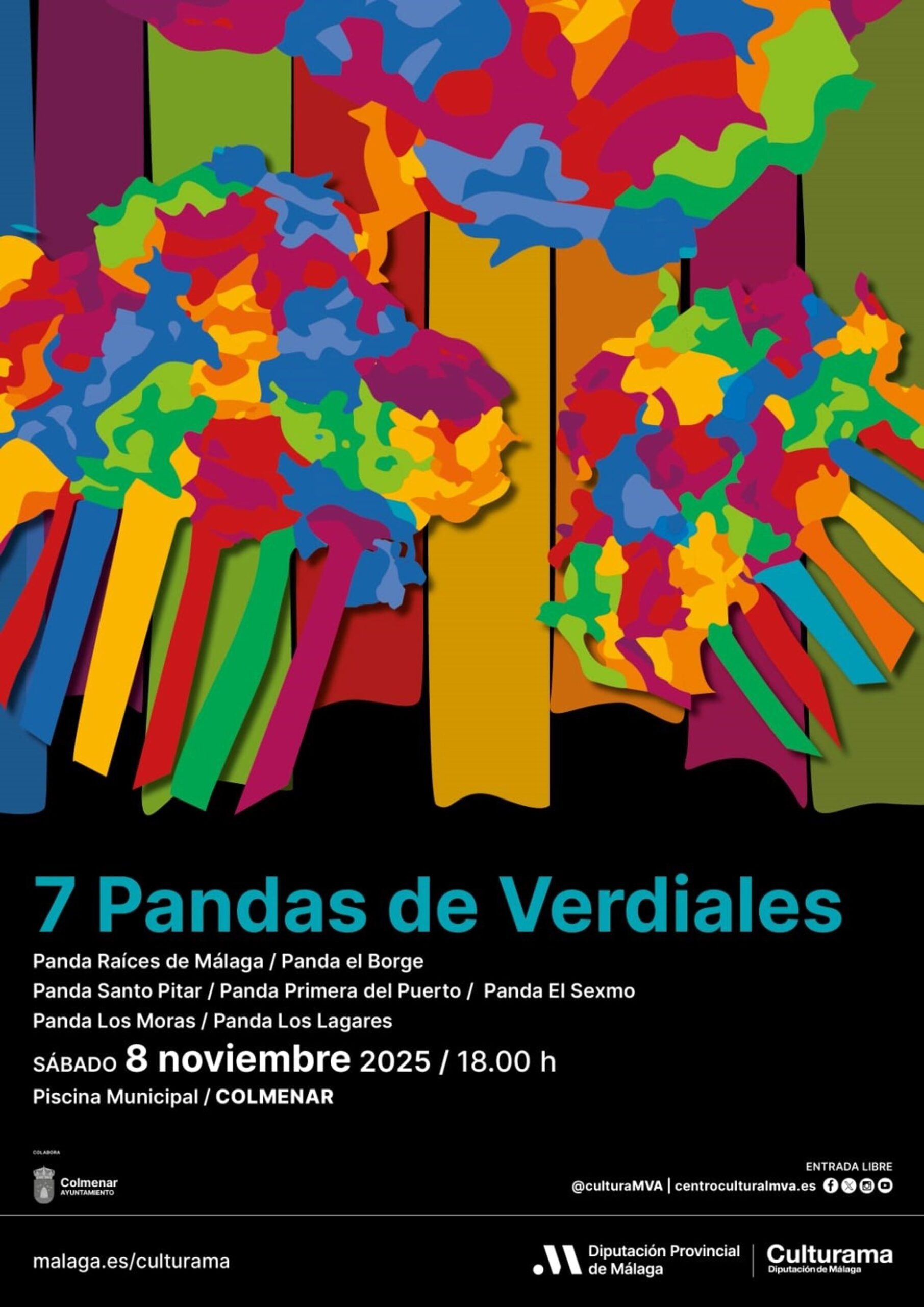 Colmenar acogerá este año el XXI Festival Itinerante de Verdiales con la participación de siete pandas