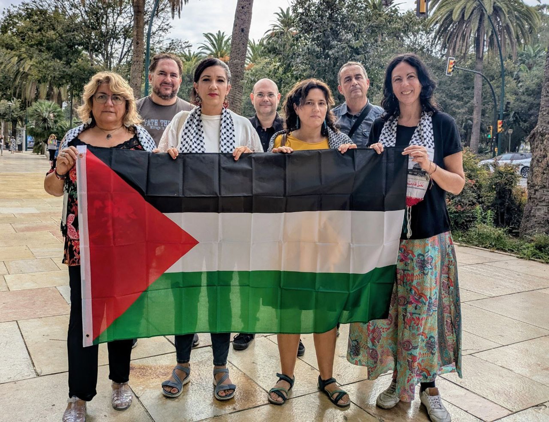 Con Málaga critica "el secuestro de los malagueños" de la flotilla que iba a Gaza
