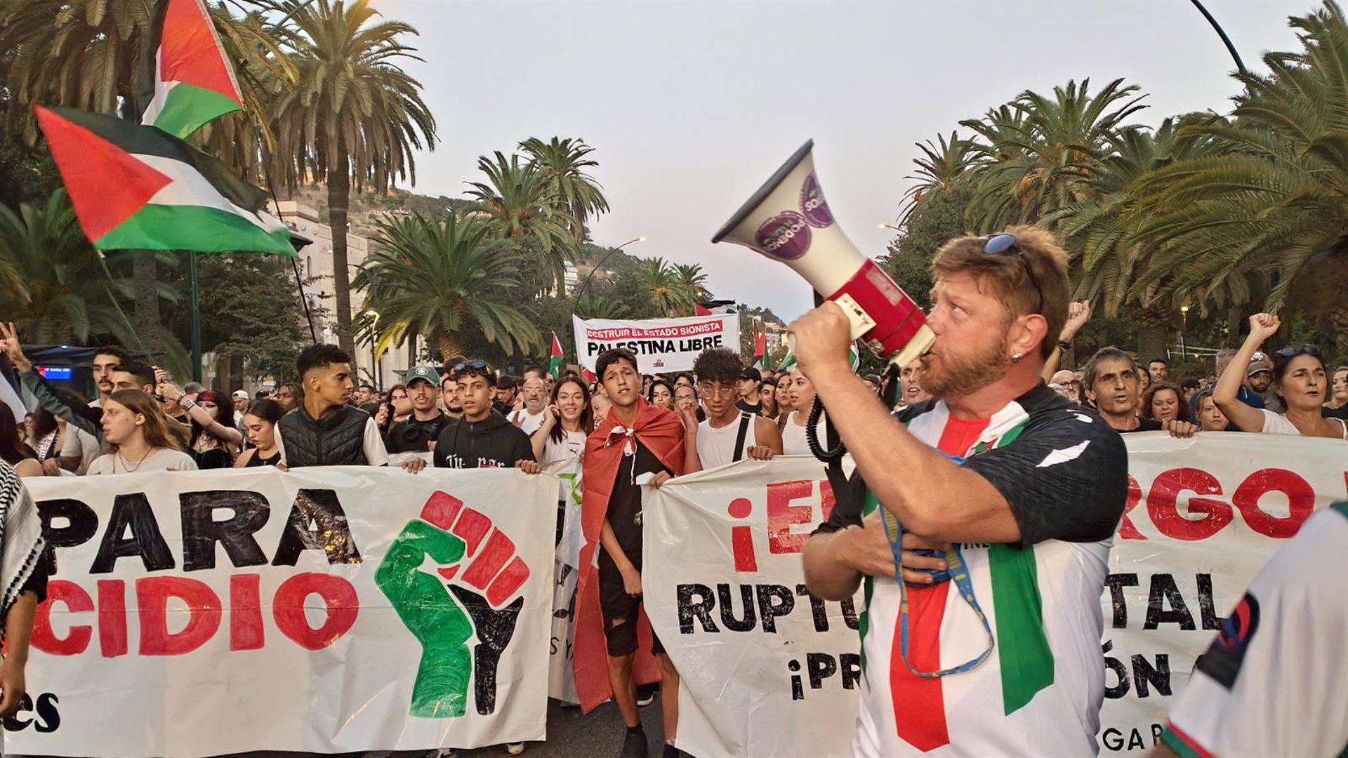Con Málaga destaca "el compromiso" de la ciudadanía malagueña con el pueblo palestino