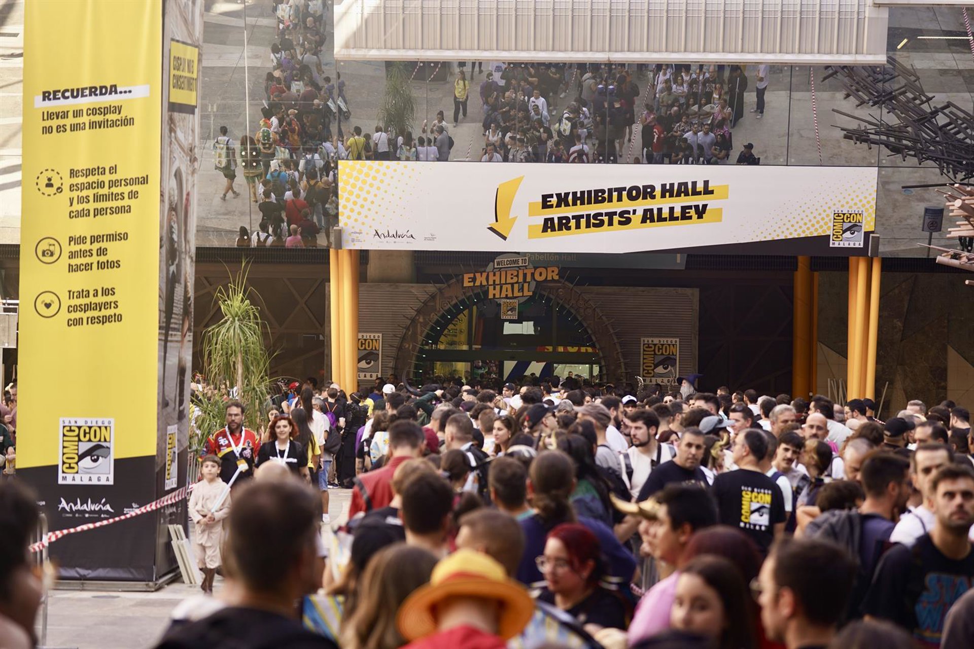 De la Torre dice que los aforos de la Comic Con "no pasaron del 80%" en cuanto a ocupación