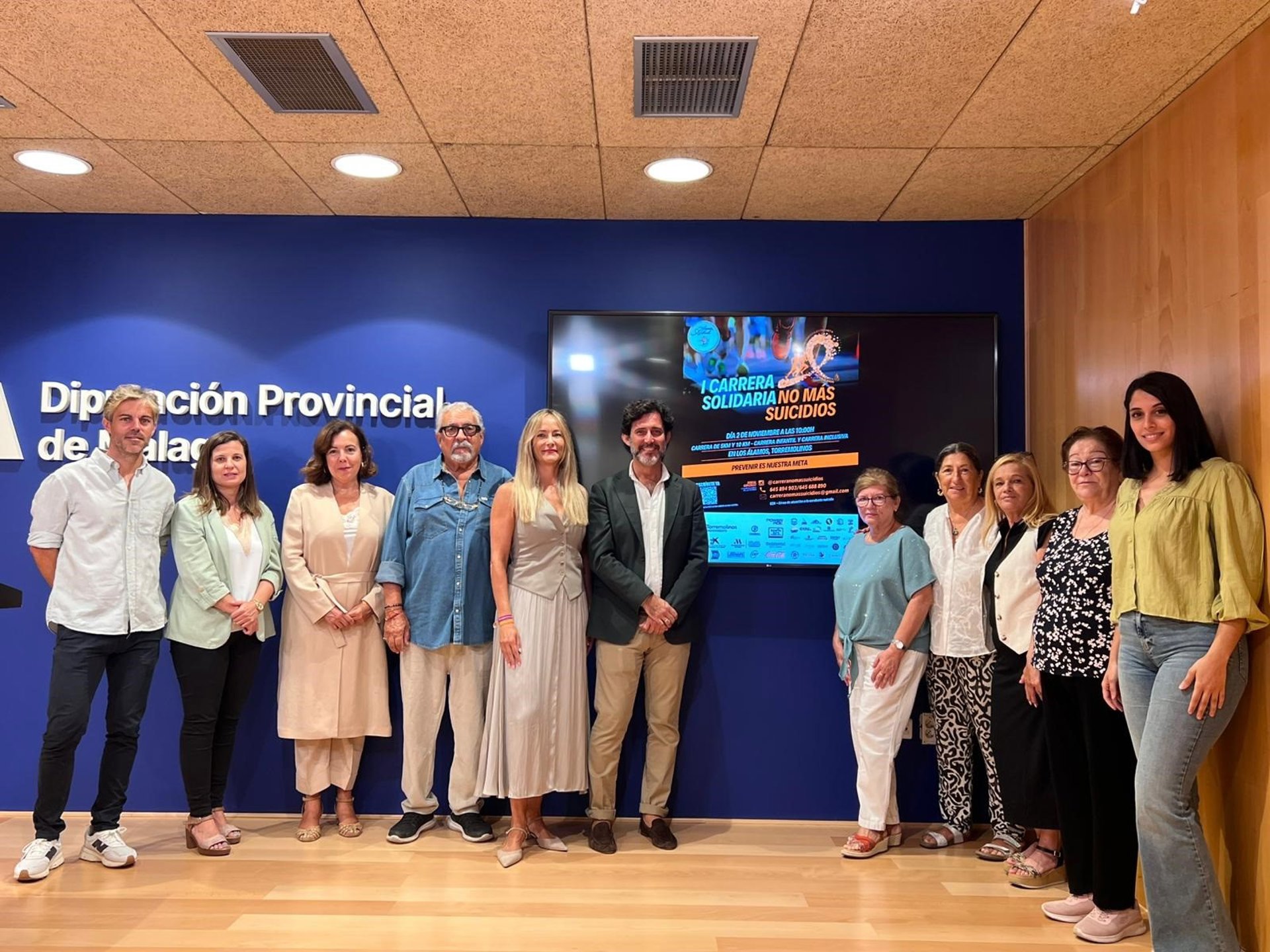Diputación colabora con la Asociación Alhelí en la primera carrera solidaria para la prevención del suicidio