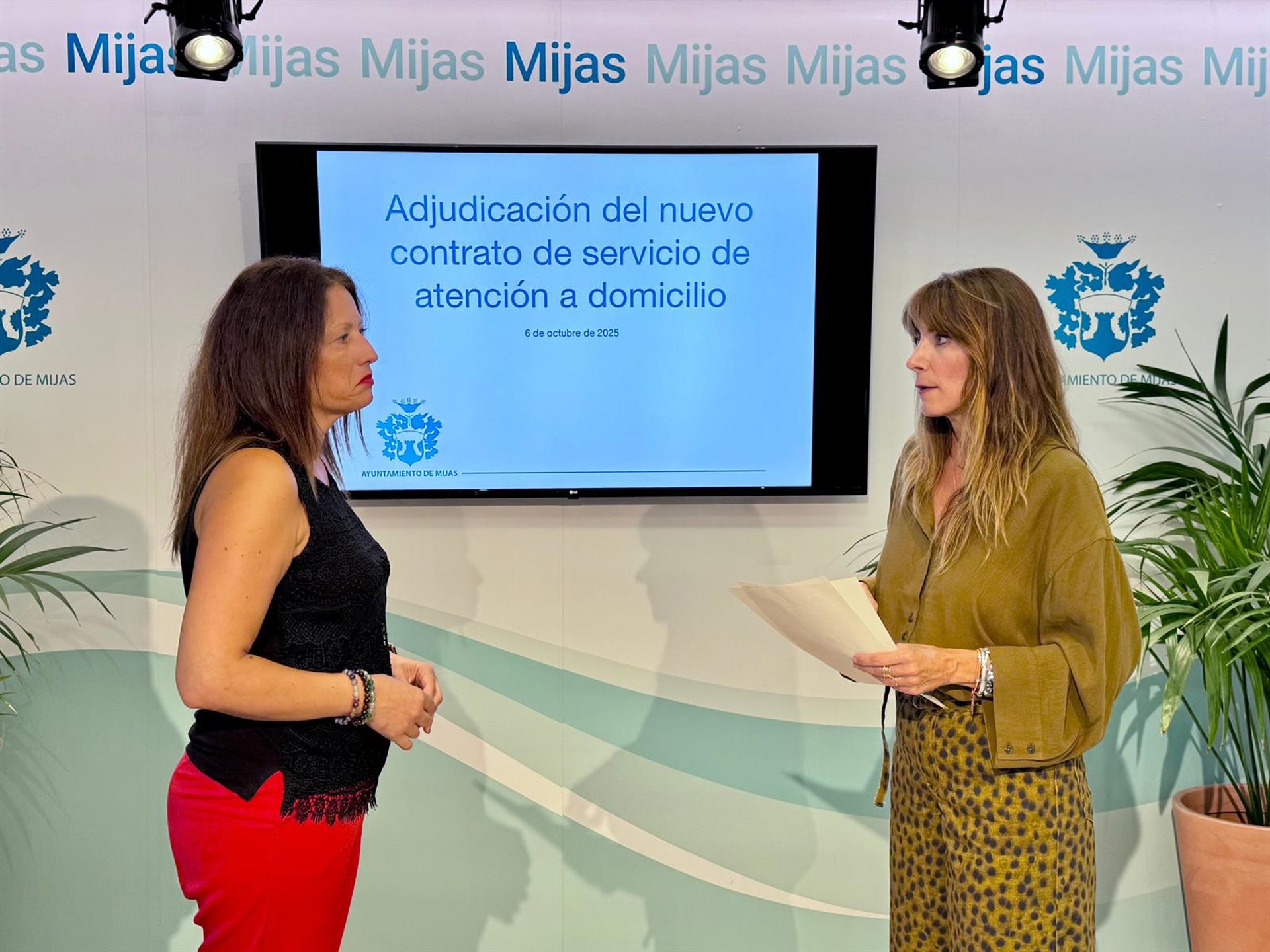 El Ayuntamiento de Mijas adjudica el nuevo contrato del servicio de ayuda a domicilio