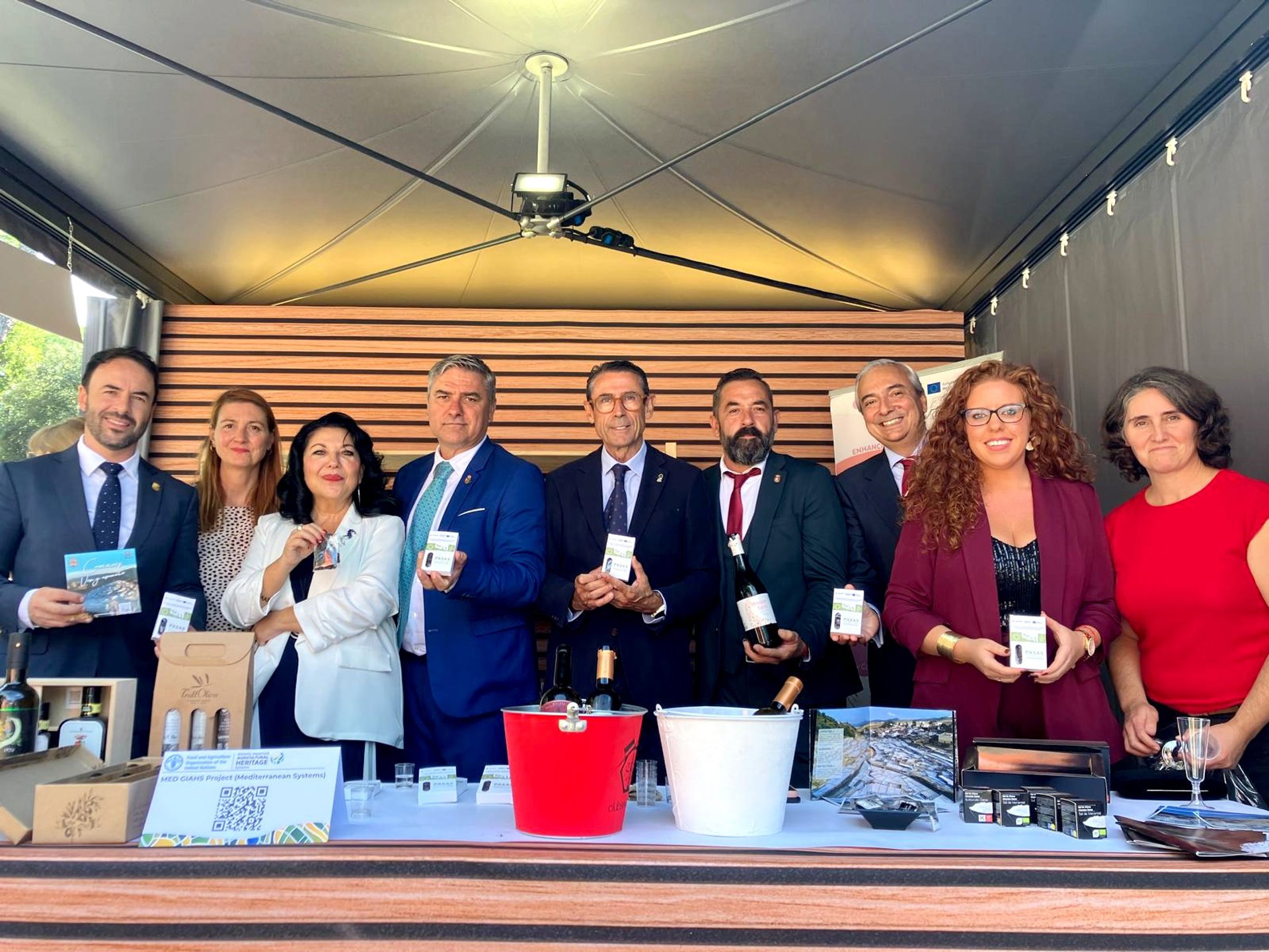 El Sistema Importante del Patrimonio Agrícola Mundial 'Uva Pasa' participa en la Exposición Mundial de la FAO