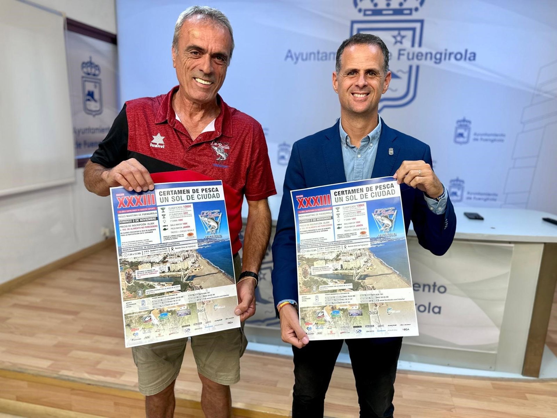 El litoral de Fuengirola acogerá en noviembre el XXXIII Certamen de Pesca Deportiva 'Un sol de ciudad'