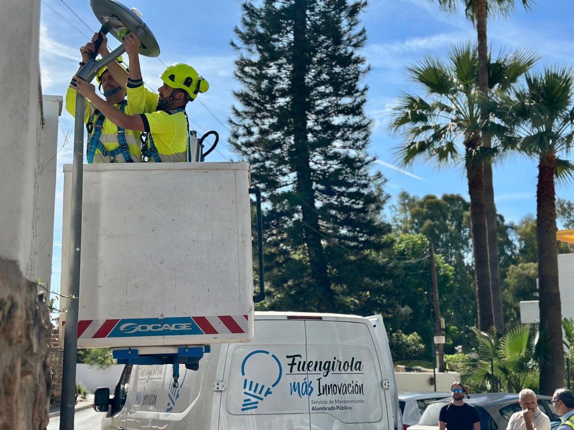 Fuengirola alcanza el 90% de tecnología led en el alumbrado público de la ciudad