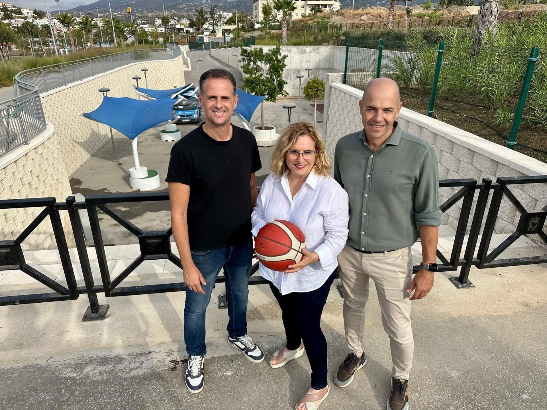 Fuengirola ampliará la oferta deportiva del Parque de la Loma con la creación de una cancha de baloncesto 3x3