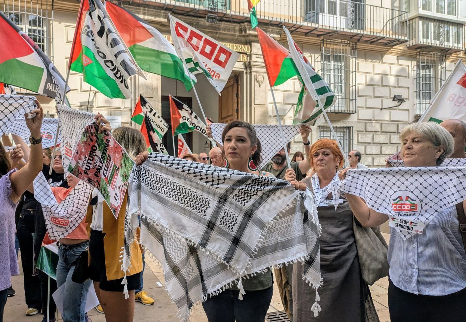 IU apoya la jornada en apoyo a Palestina y exige "que no haya impunidad con los genocidas"
