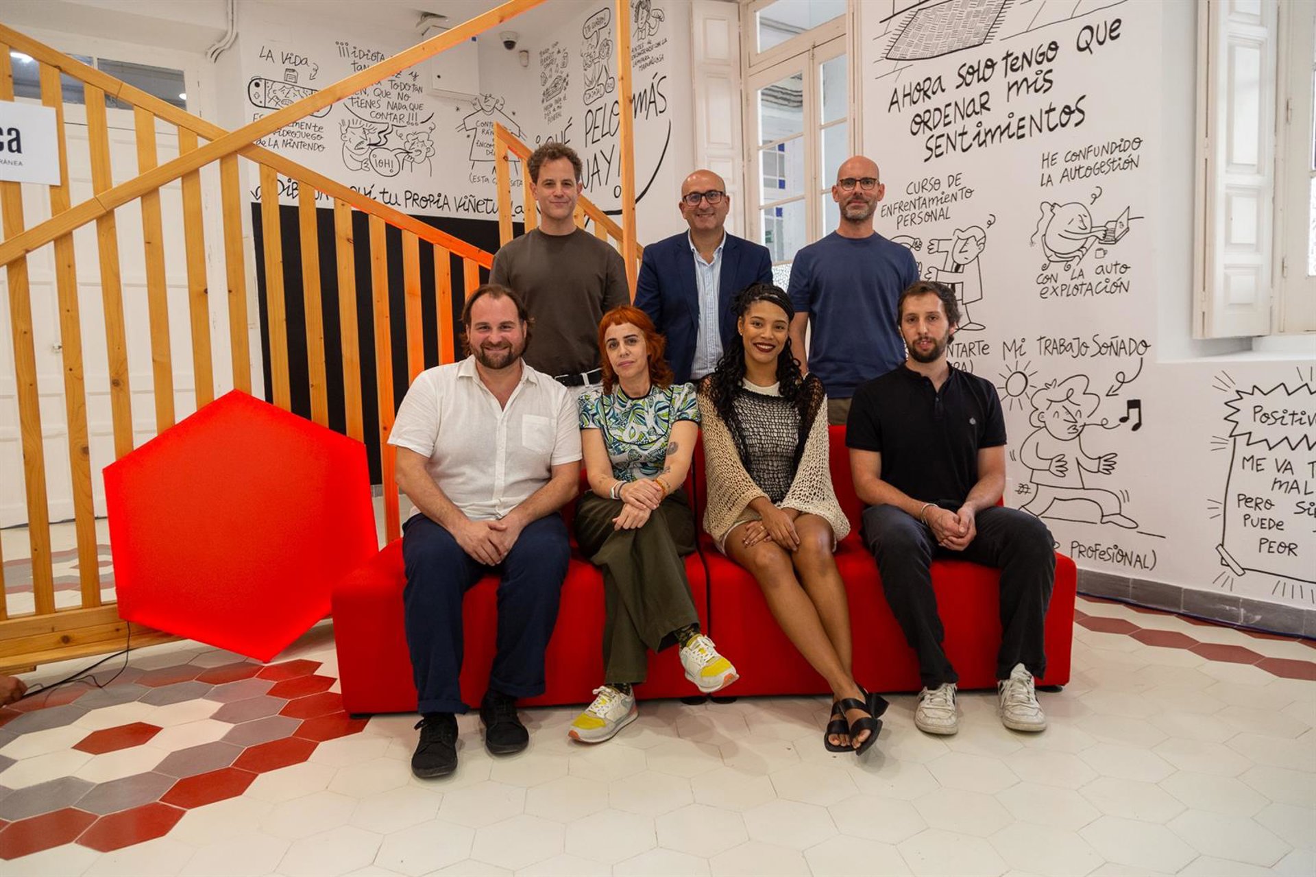 La Térmica presenta un trimestre con varias propuestas instalativas y la intervención mural de artistas