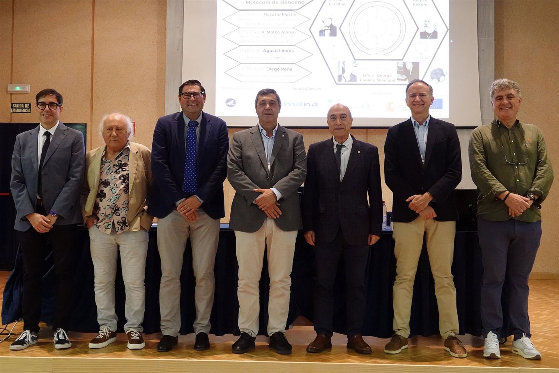 La UMA reúne a cuatro expertos españoles en el estudio de la molécula de benceno