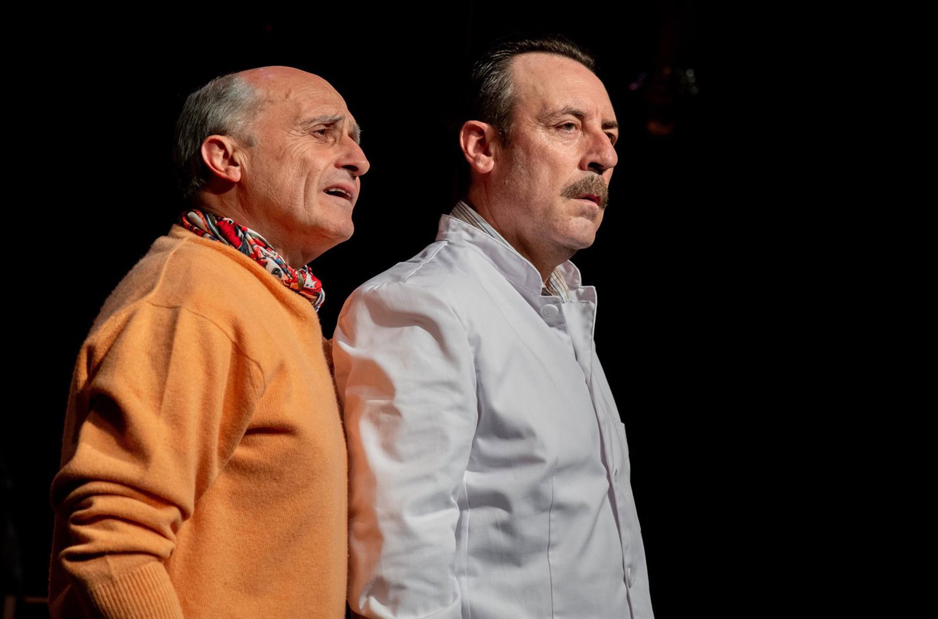 Pepe Viyuela y Antonio Molero interpretan 'El barbero de Picasso' en el Teatro del Soho CaixaBank