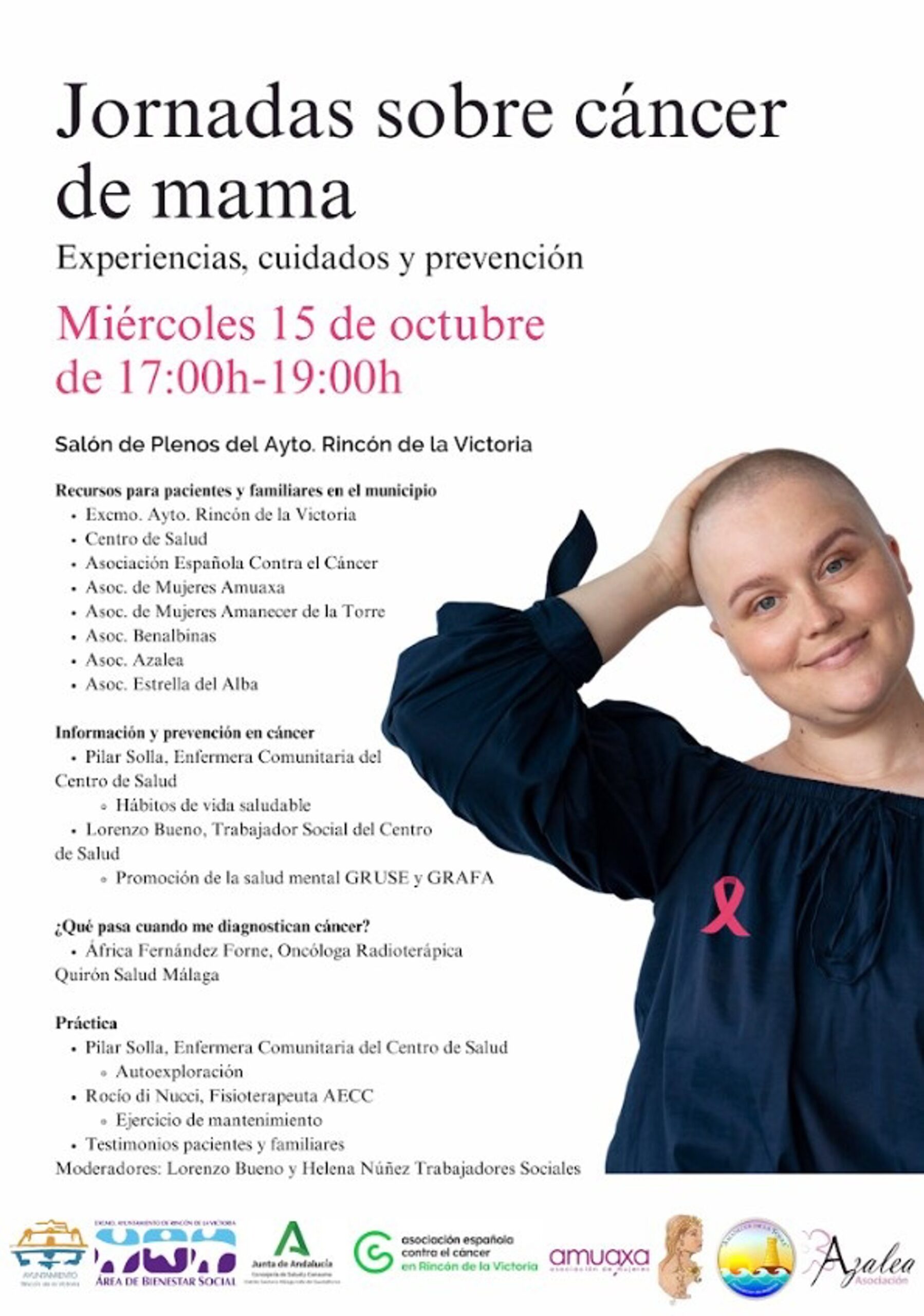 Rincón acoge una jornada sobre el cáncer de mama con la implicación de sanitarios, asociaciones y vecinos