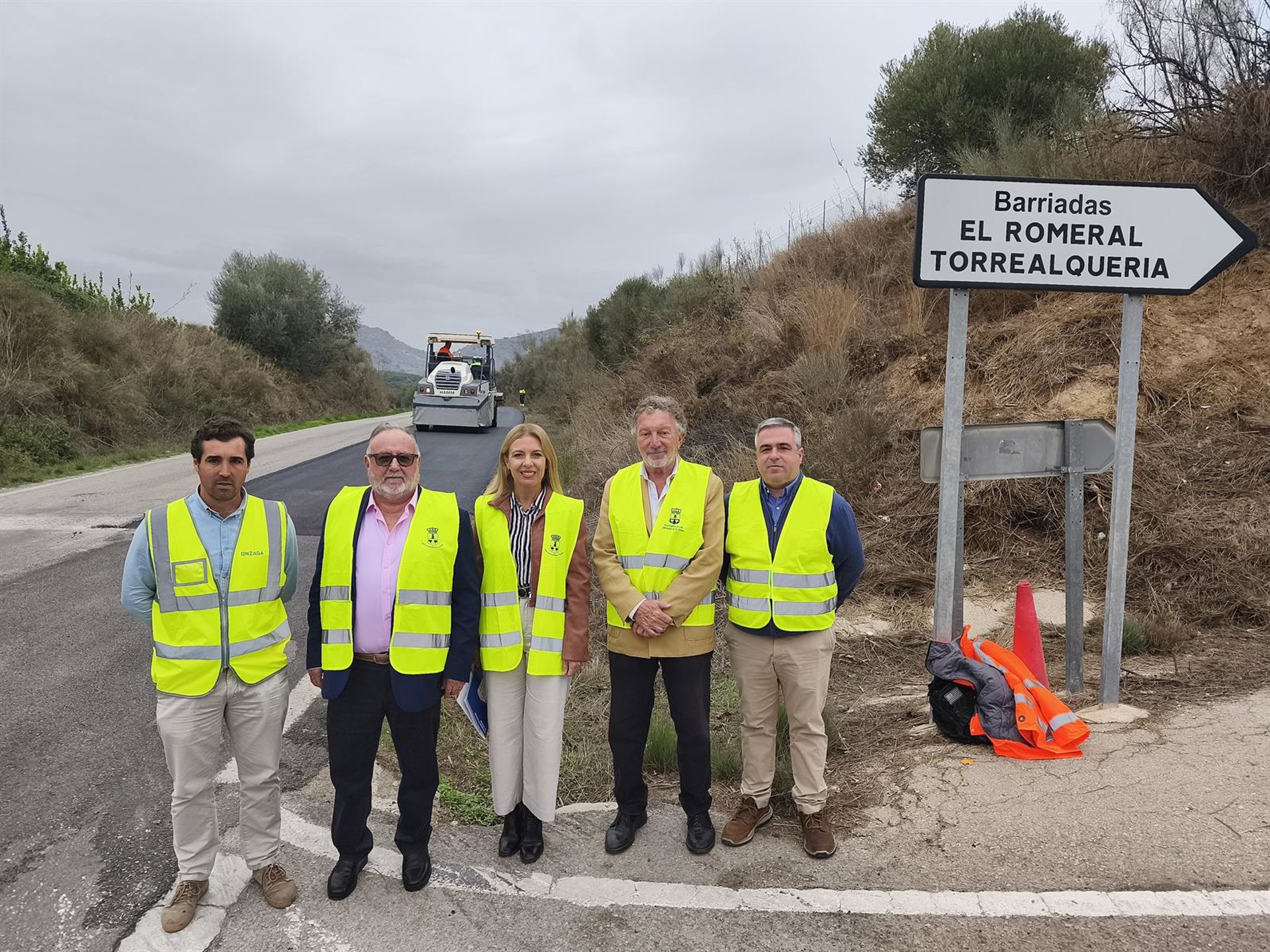 Diputación avanza en la mejora de la carretera entre Alhaurín de la Torre y Alhaurín el Grande con 238.000 euros