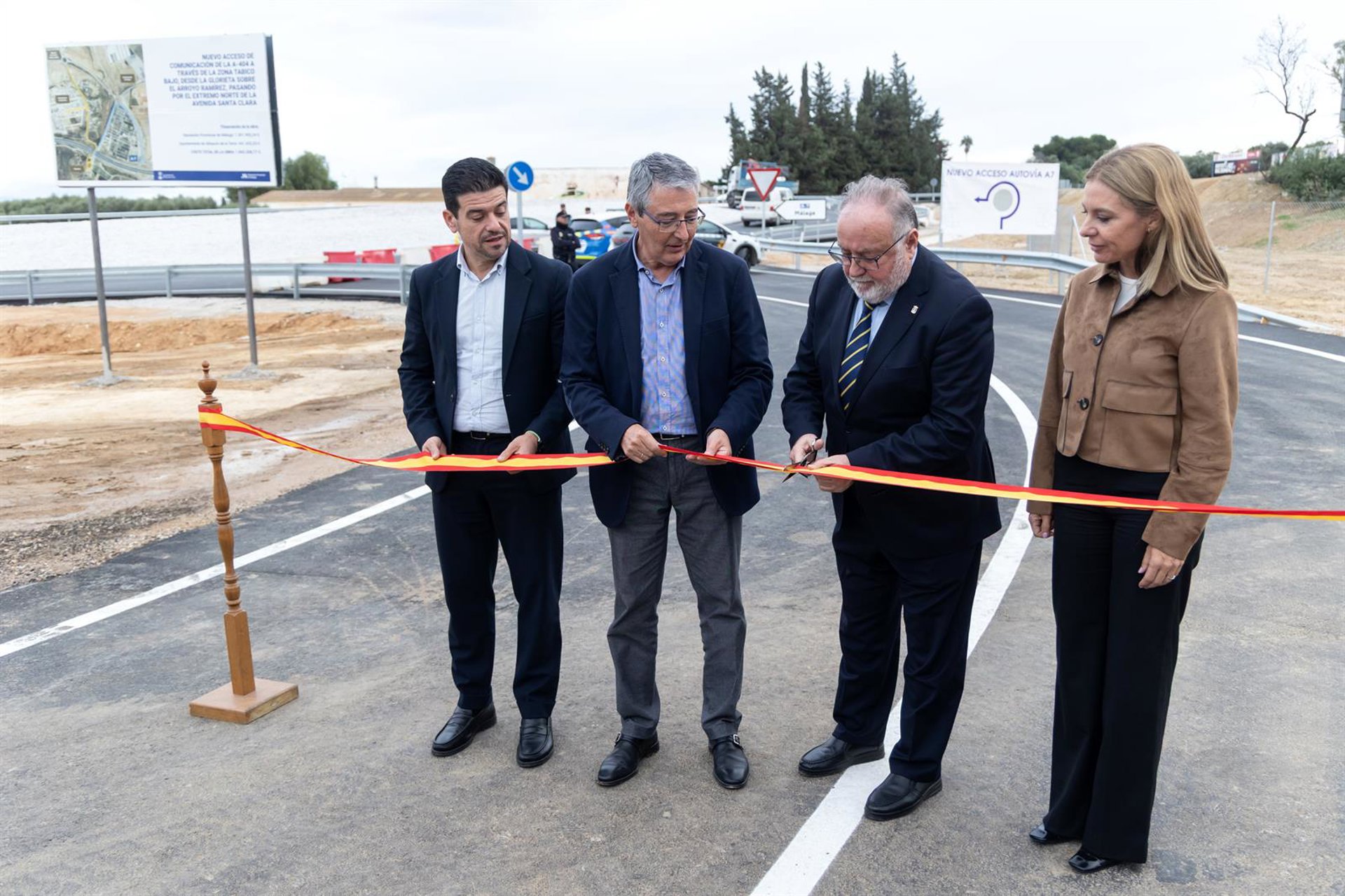 Dos proyectos financiados por Diputación y Alhaurín de la Torre permiten abrir un nuevo enlace con A-7