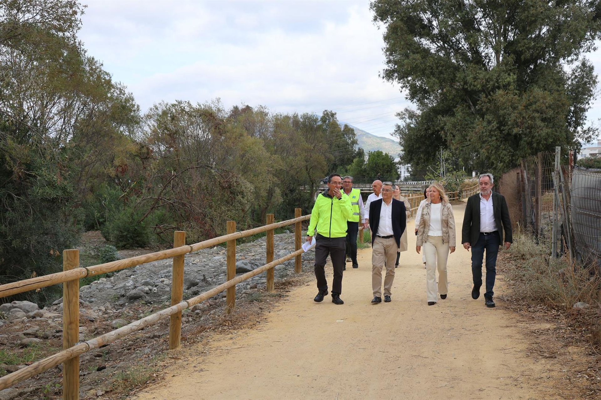 El Ayuntamiento de Marbella avanza en la renaturalización del río Guadaiza con un 85% completado