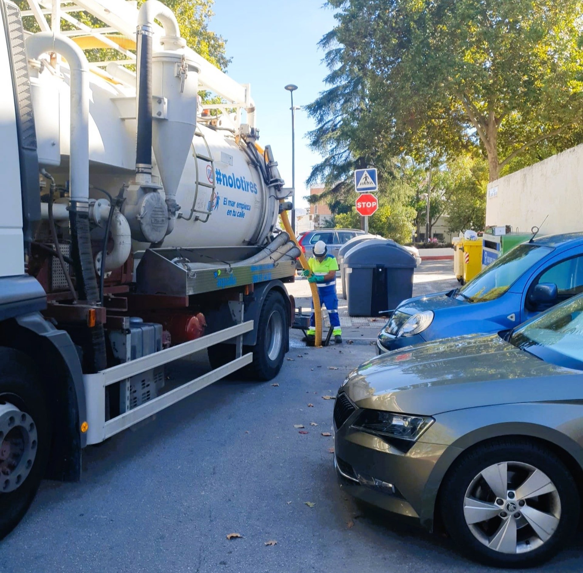 El Ayuntamiento de Ronda limpia más de 5.000 arquetas e imbornales de cara a la temporada de lluvias