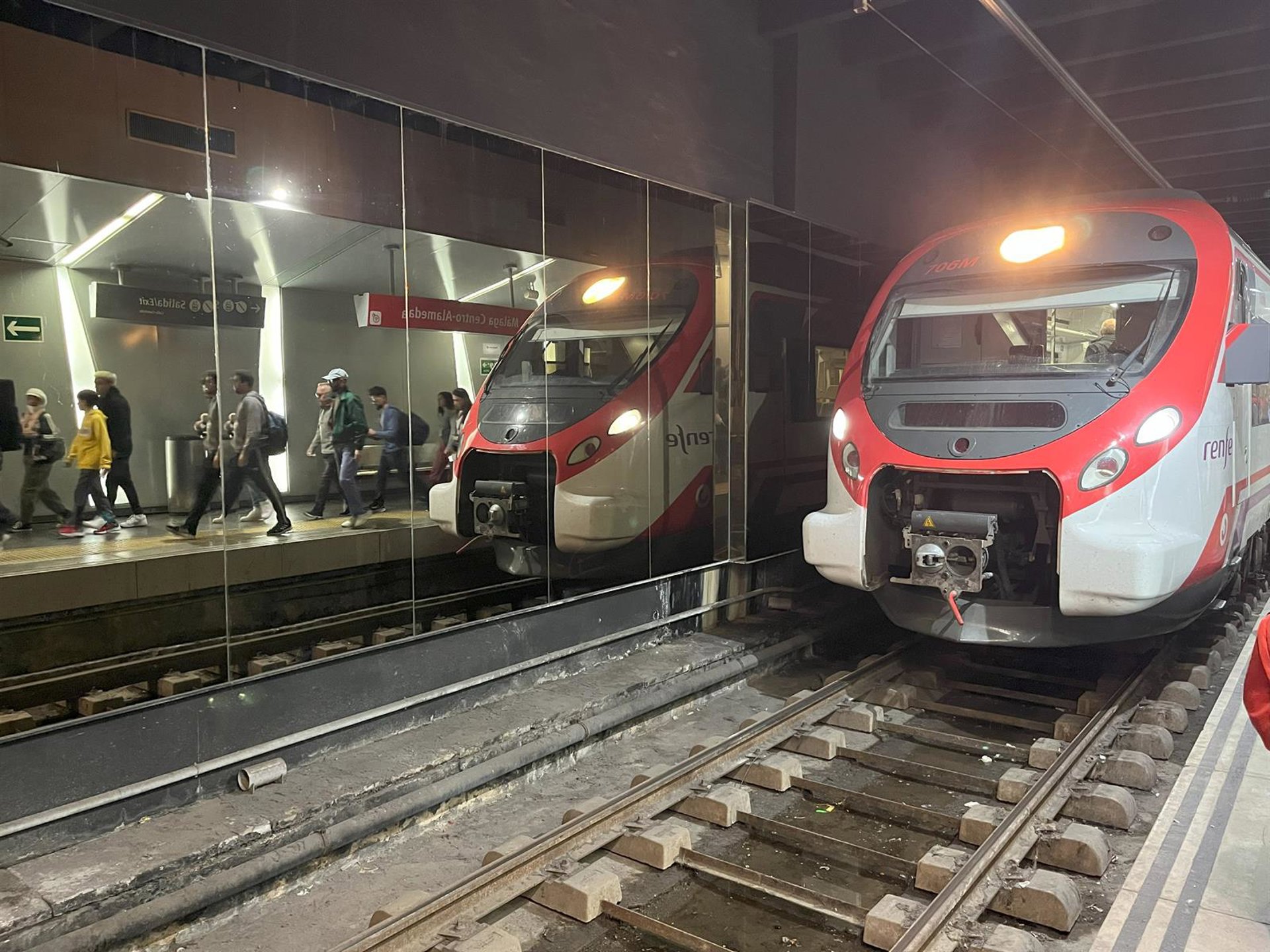 El tren de Cercanías de Málaga mantiene un grado de puntualidad de casi el 97% durante el mes de septiembre