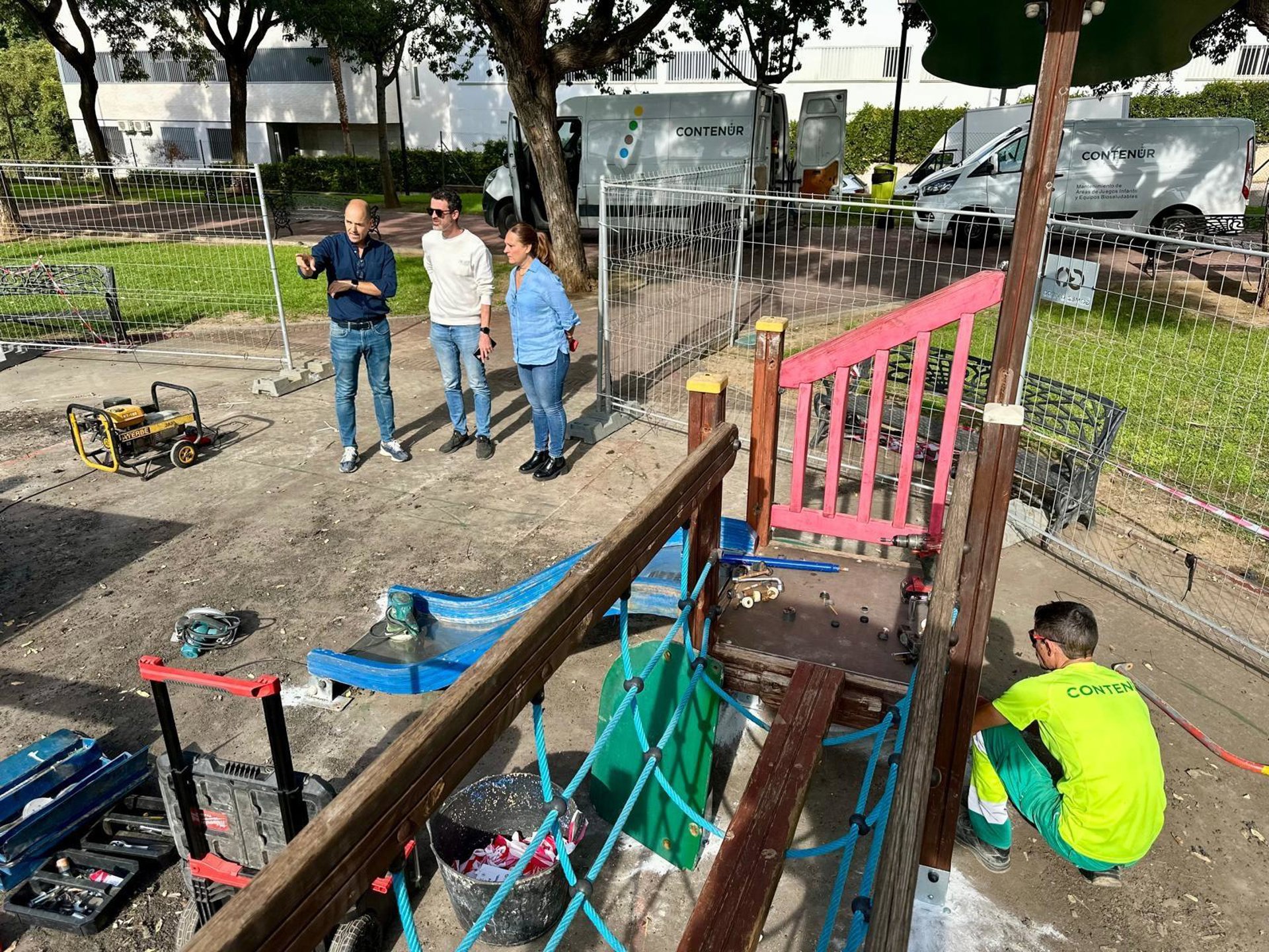 Fuengirola reforma la zona infantil del parque San Álvaro de Los Pacos