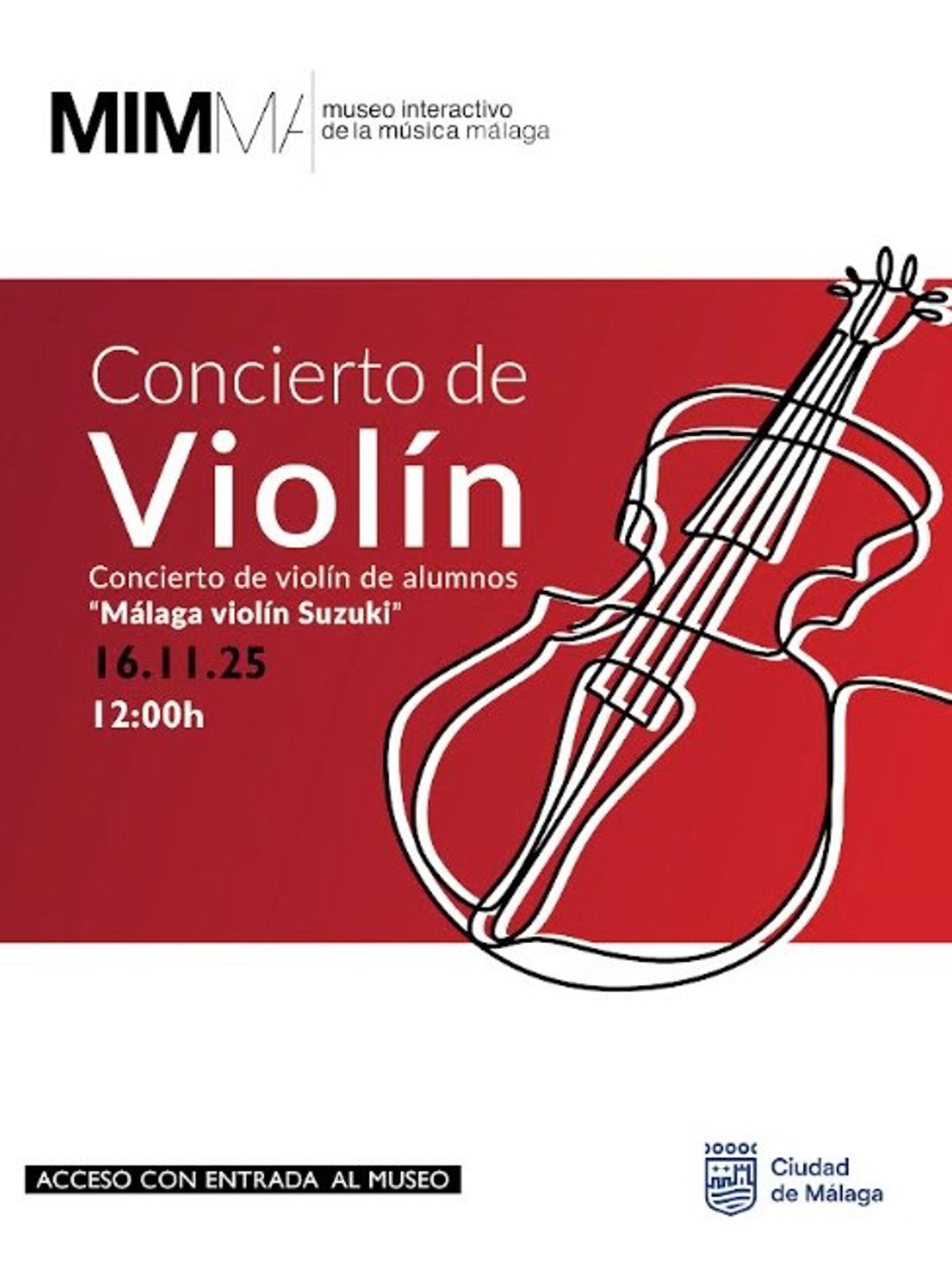 Jóvenes talentos de Violín Suzuki protagonizan un nuevo concierto en el Mimma