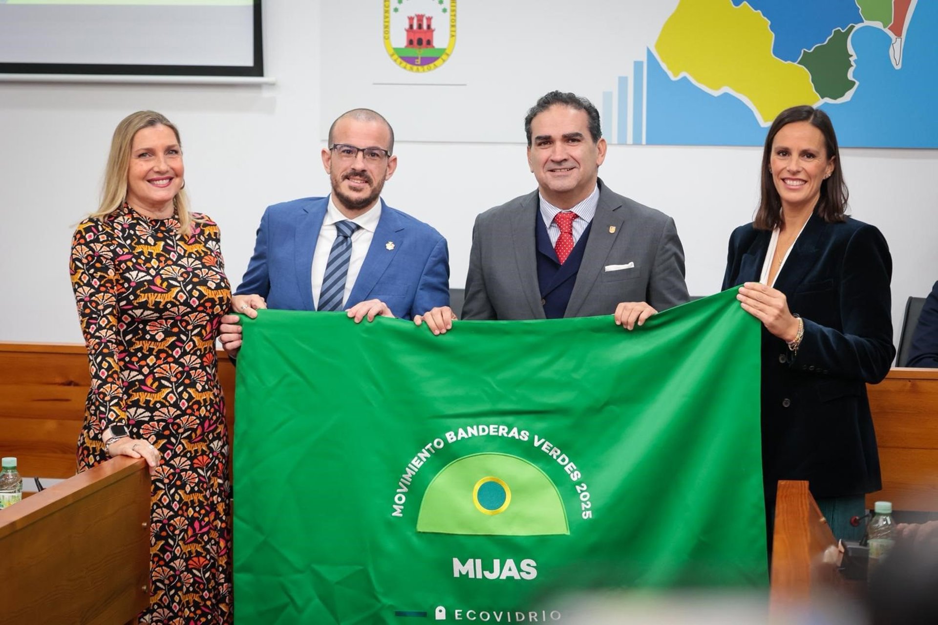 La Mancomunidad de Municipios de la Costa del Sol Occidental, reconocida por el reciclaje de vidrio