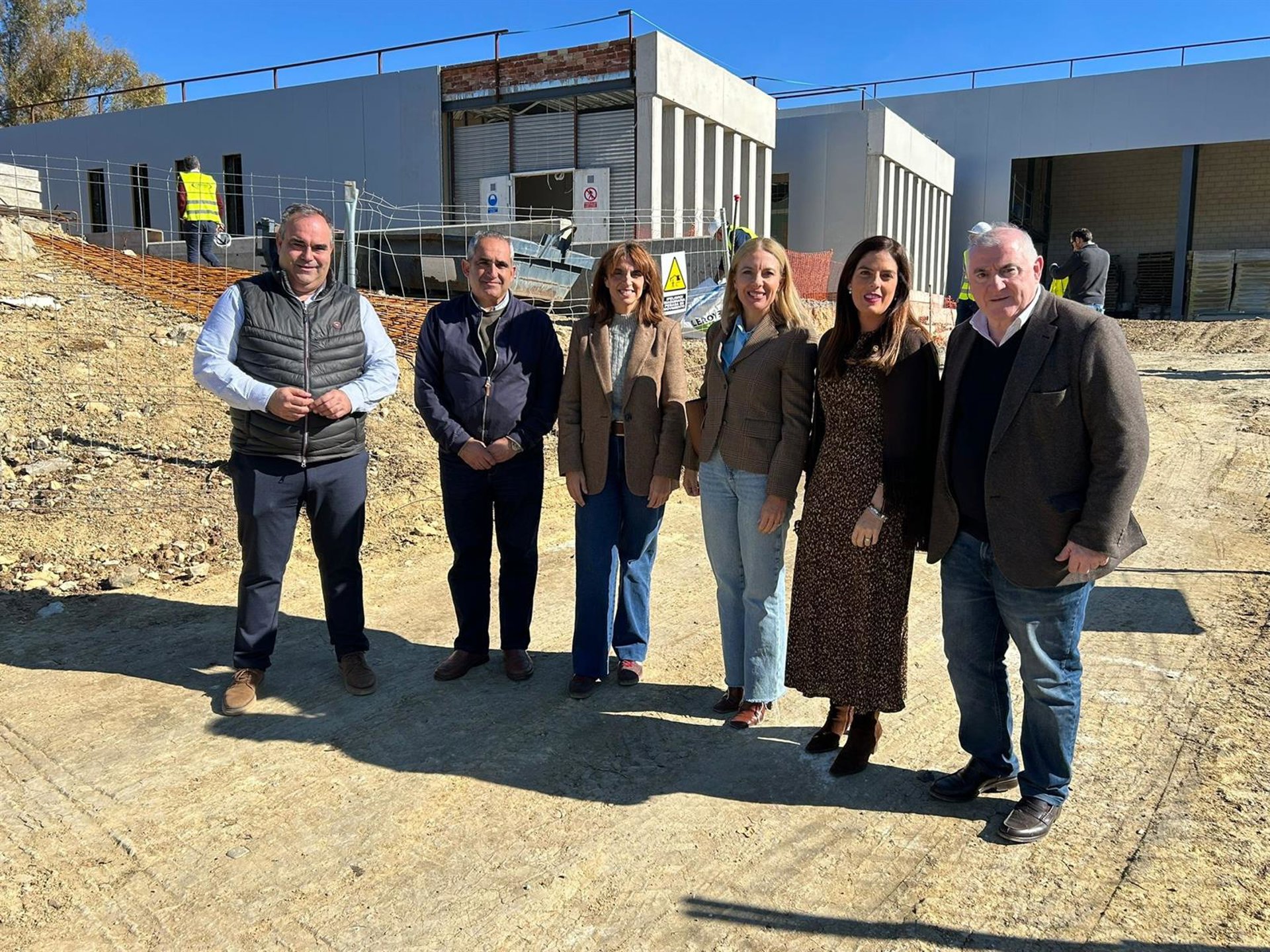 Las obras del parque de bomberos de Álora-Pizarra superan el 60% de ejecución