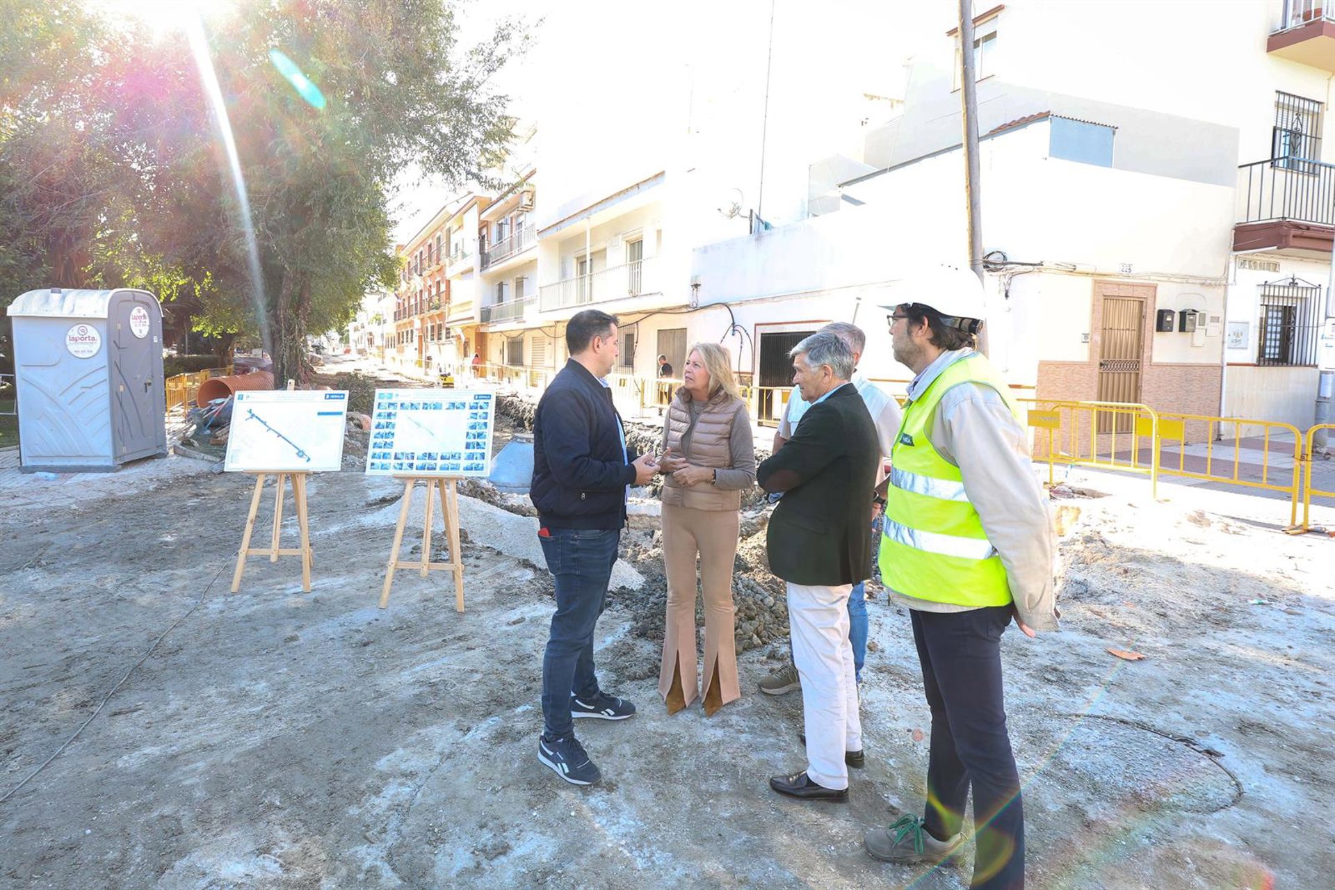 Marbella acomete obras de remodelación para mejorar infraestructuras en la zona oeste de la calle Fuentenueva