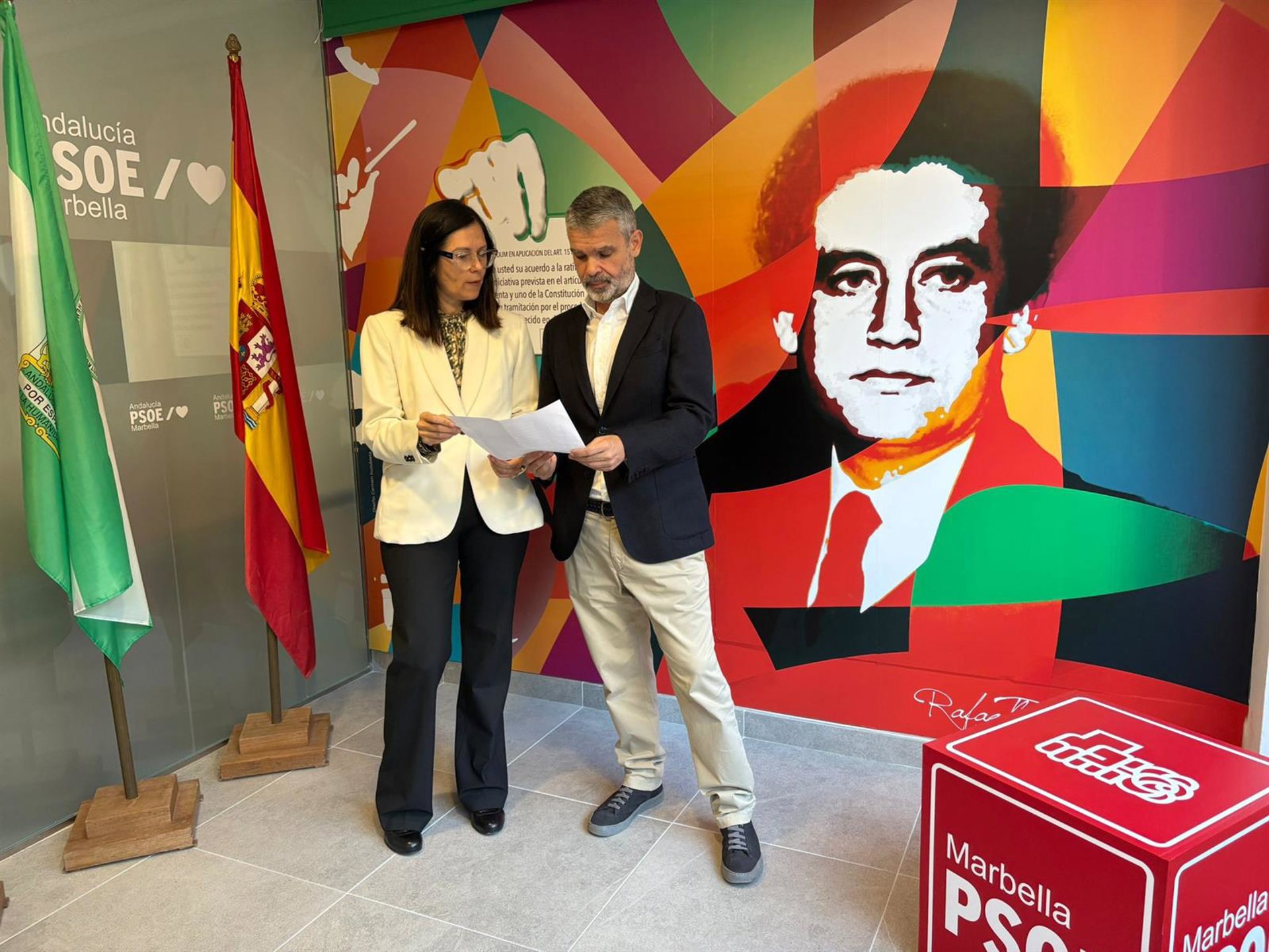 PSOE lamenta que Moreno "no invierta en Marbella", mientras Ayuntamiento "asume competencias que no son suyas"