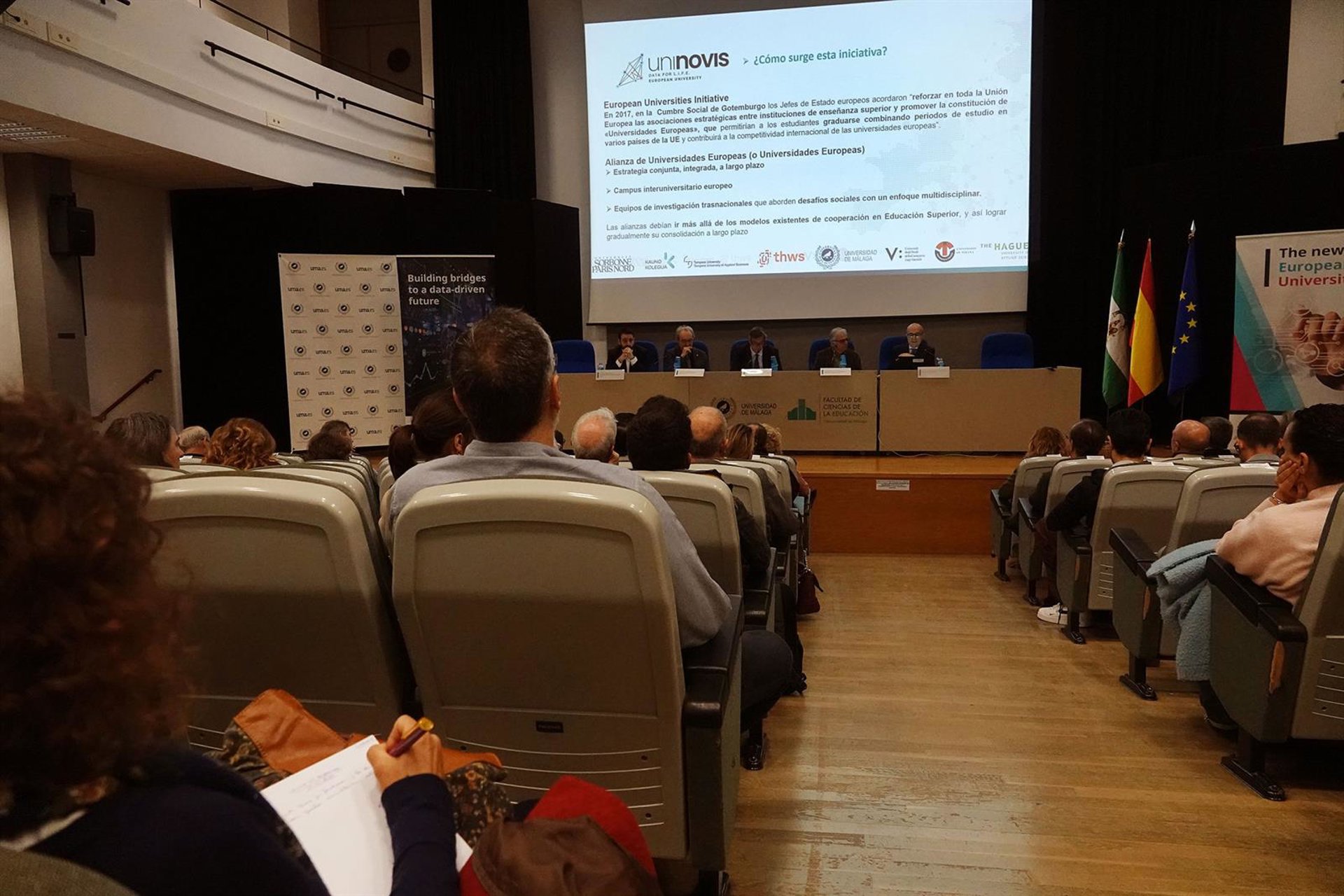 Presentan Uninovis, la alianza de universidades europeas en la que está presente la UMA