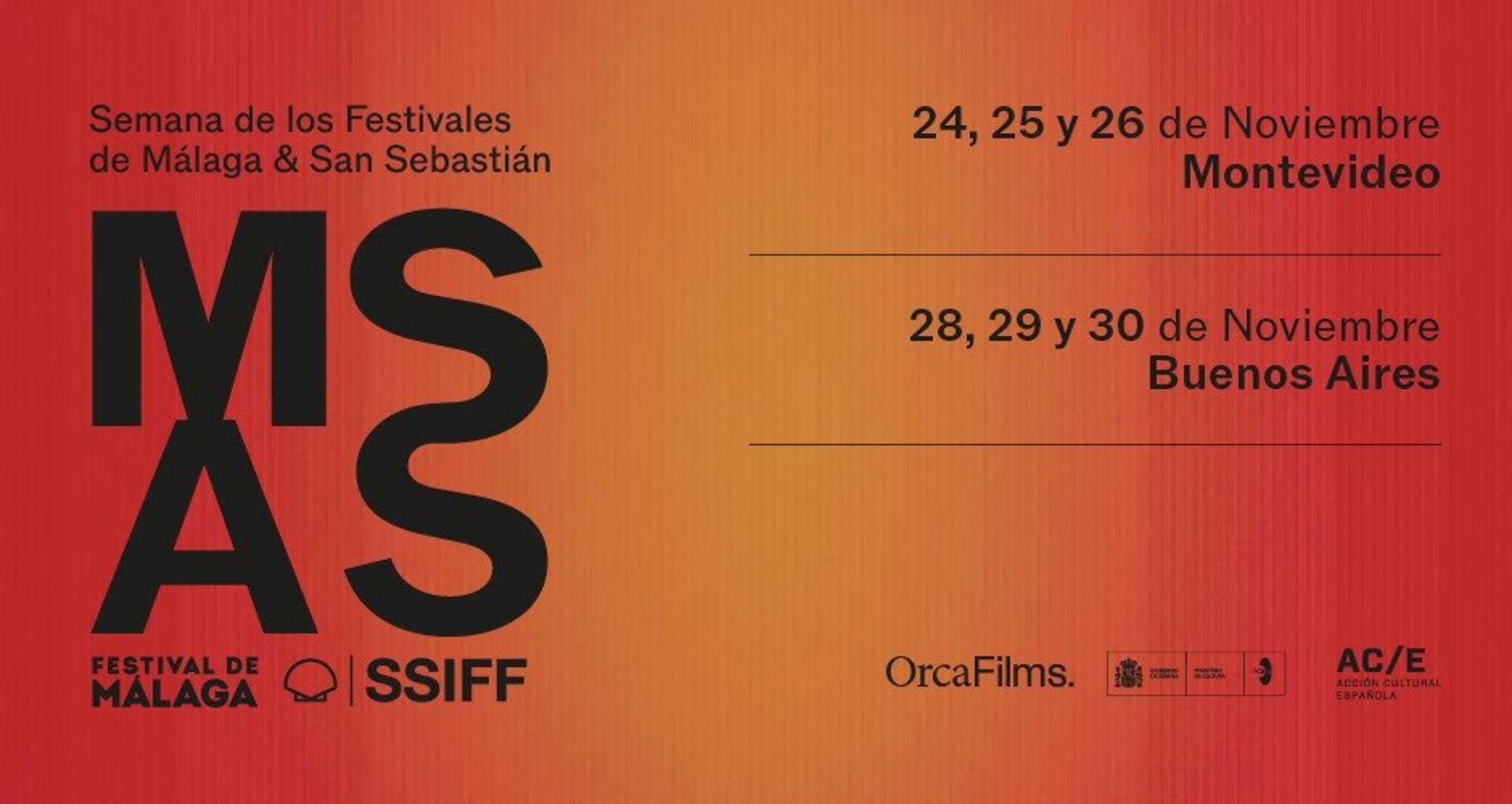 Regresa a Montevideo y Buenos Aires el ciclo de cine de películas del Festival de Málaga y de San Sebastián