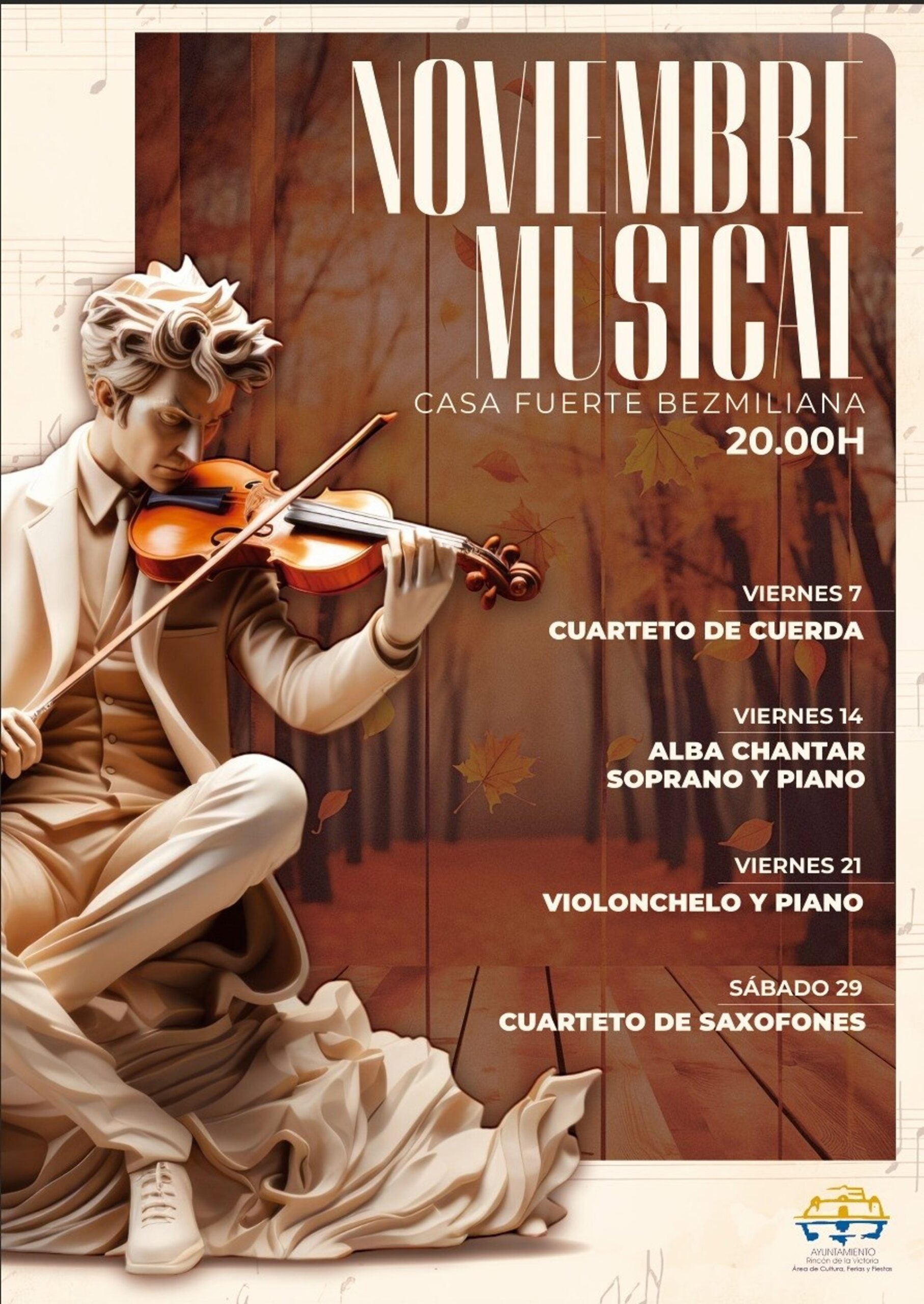Rincón de la Victoria impulsa una nueva edición del ciclo cultural 'Noviembre Musical'