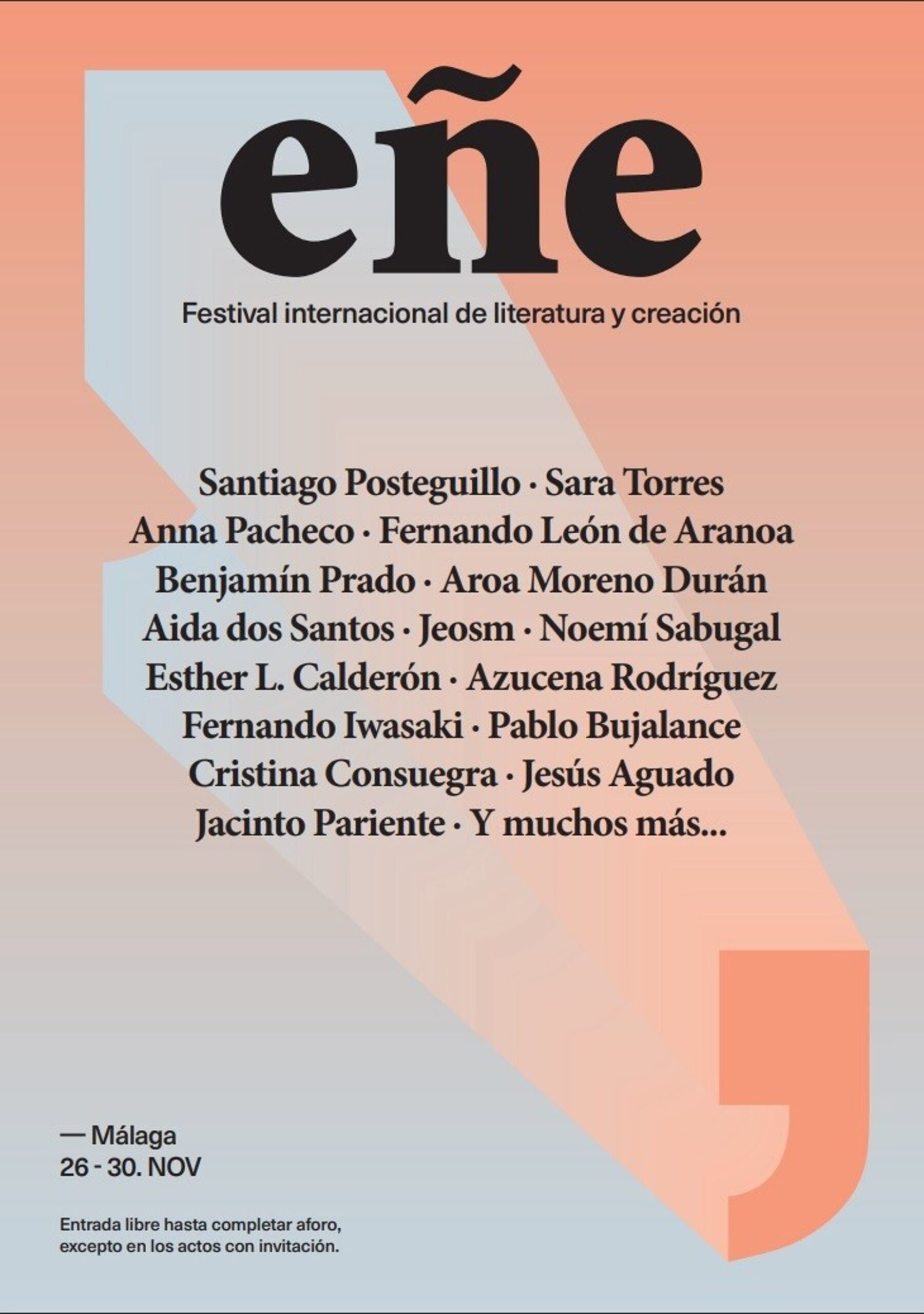 Santiago Posteguillo y Jesús Ruiz Mantilla, en el Festival EÑE de la mano del Centro del 27