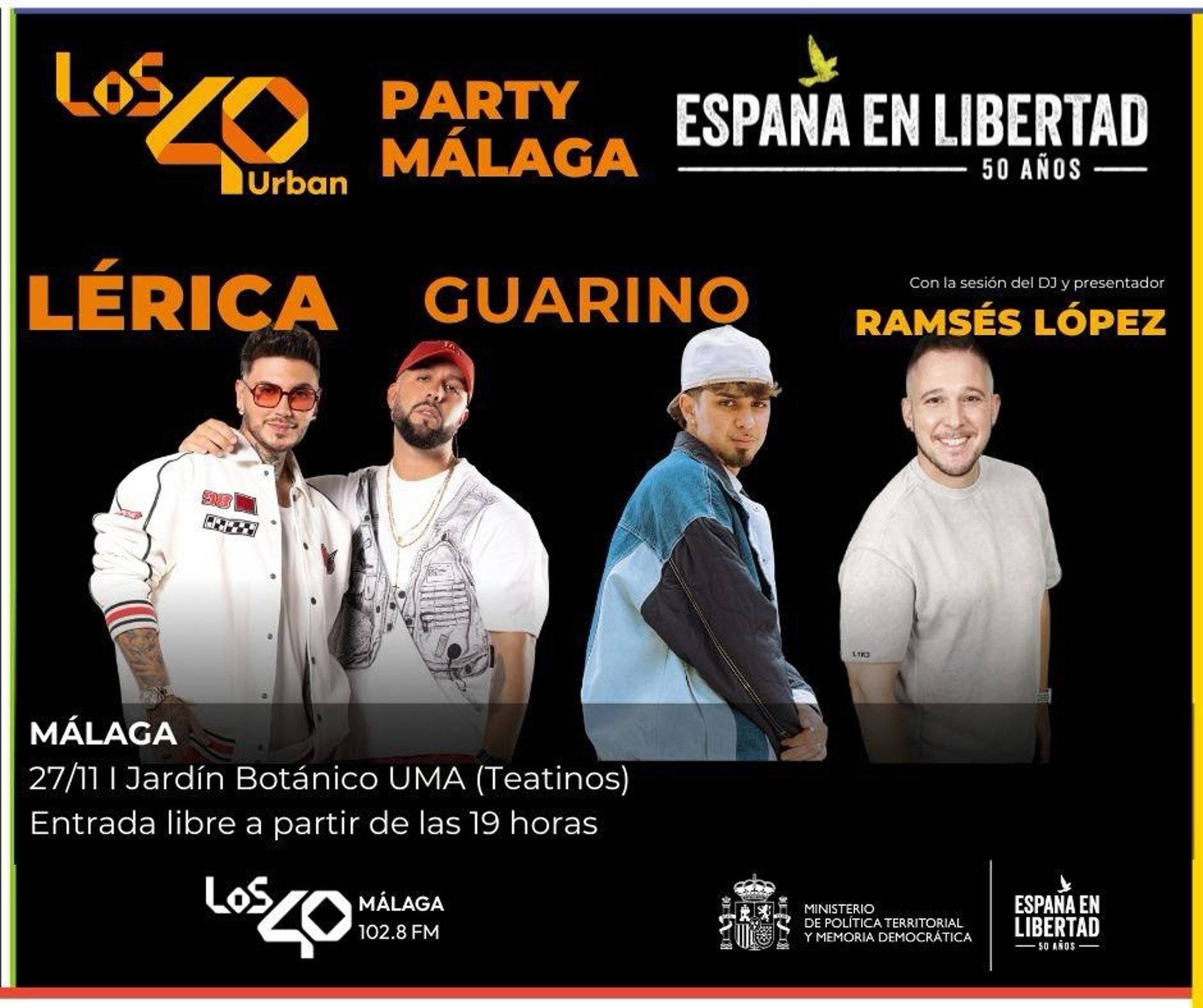 Subdelegación celebra 50 años en libertad con concierto en la UMA entre otras actividades culturales