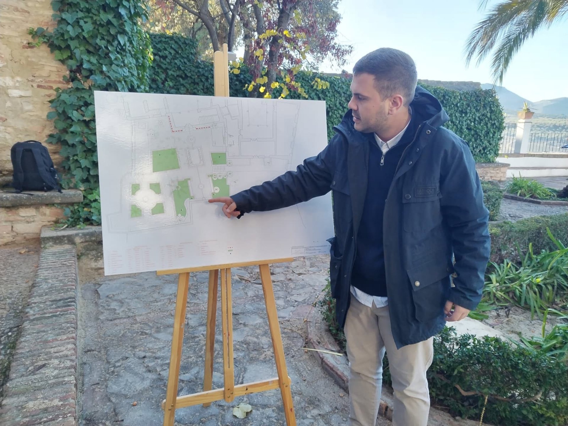 Ayuntamiento de Ronda anuncia una inversión de 135.000 euros en el patio mudéjar del Palacio de Mondragón