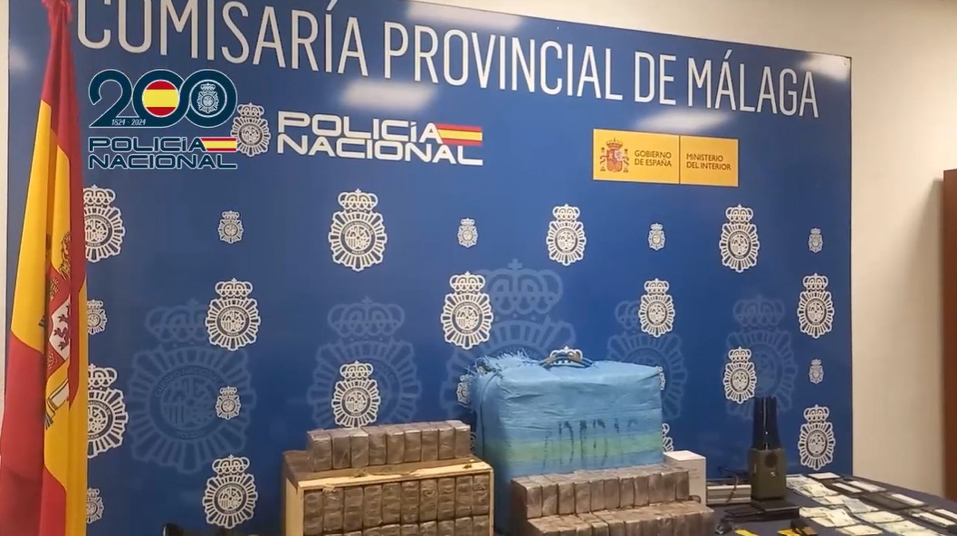 Cinco detenidos al frustrar el asalto a una guardería de droga que ocultaba dos toneladas de hachís