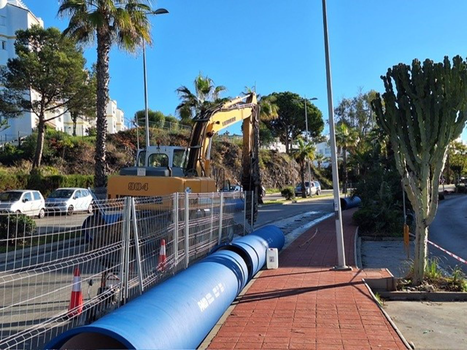 Comienzan las obras del primer del tramo de la autovía del agua entre Benalmádena y Torremolinos