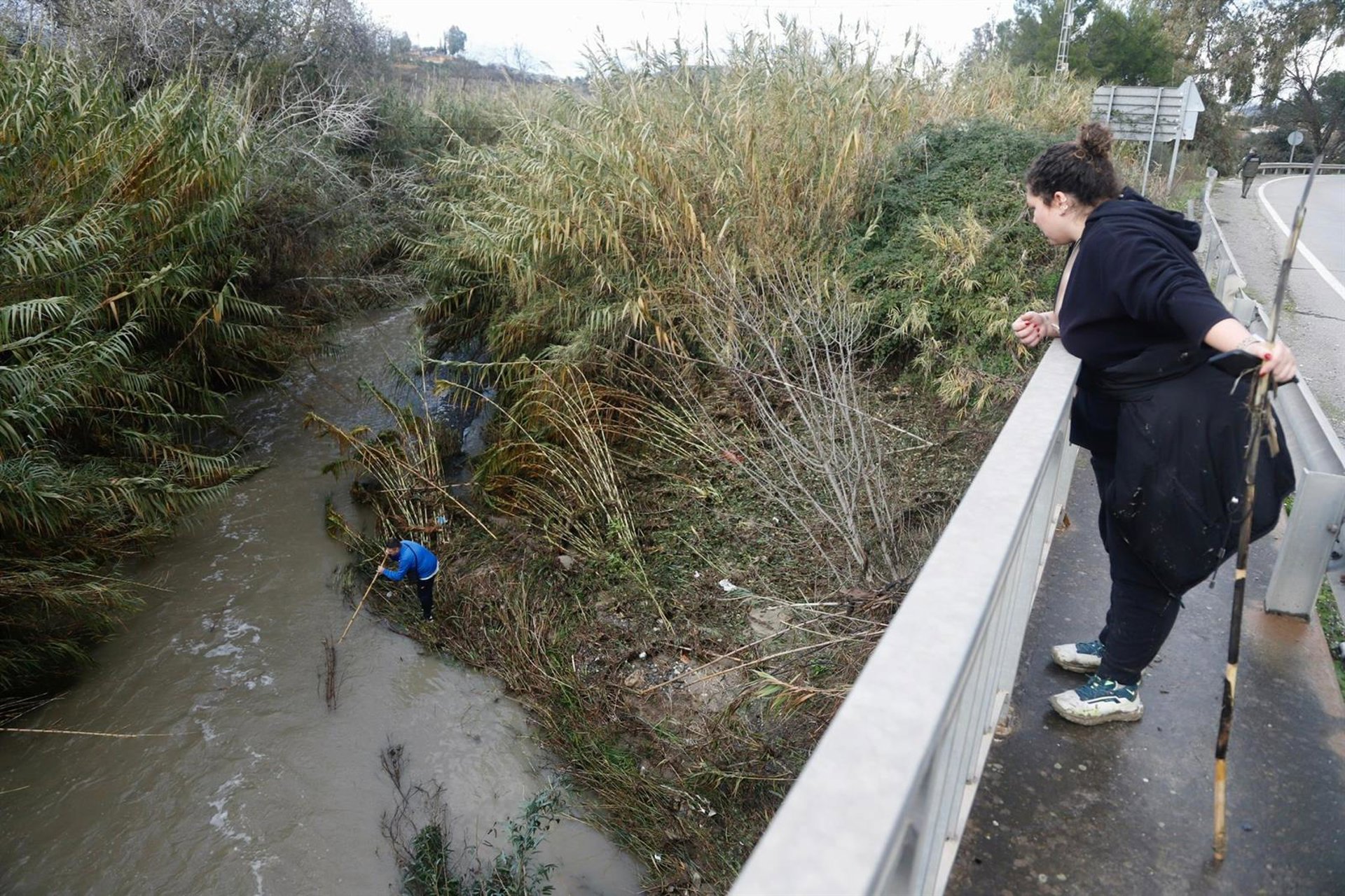 Hallan un cuerpo en el lugar donde se busca tras lluvias a dos desaparecidos en Alhaurín el Grande
