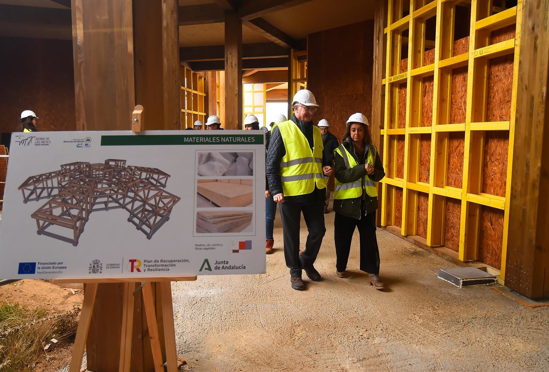Junta destaca el edificio "sostenible e innovador" para el Centro de Visitantes del PN Sierra de las Nieves
