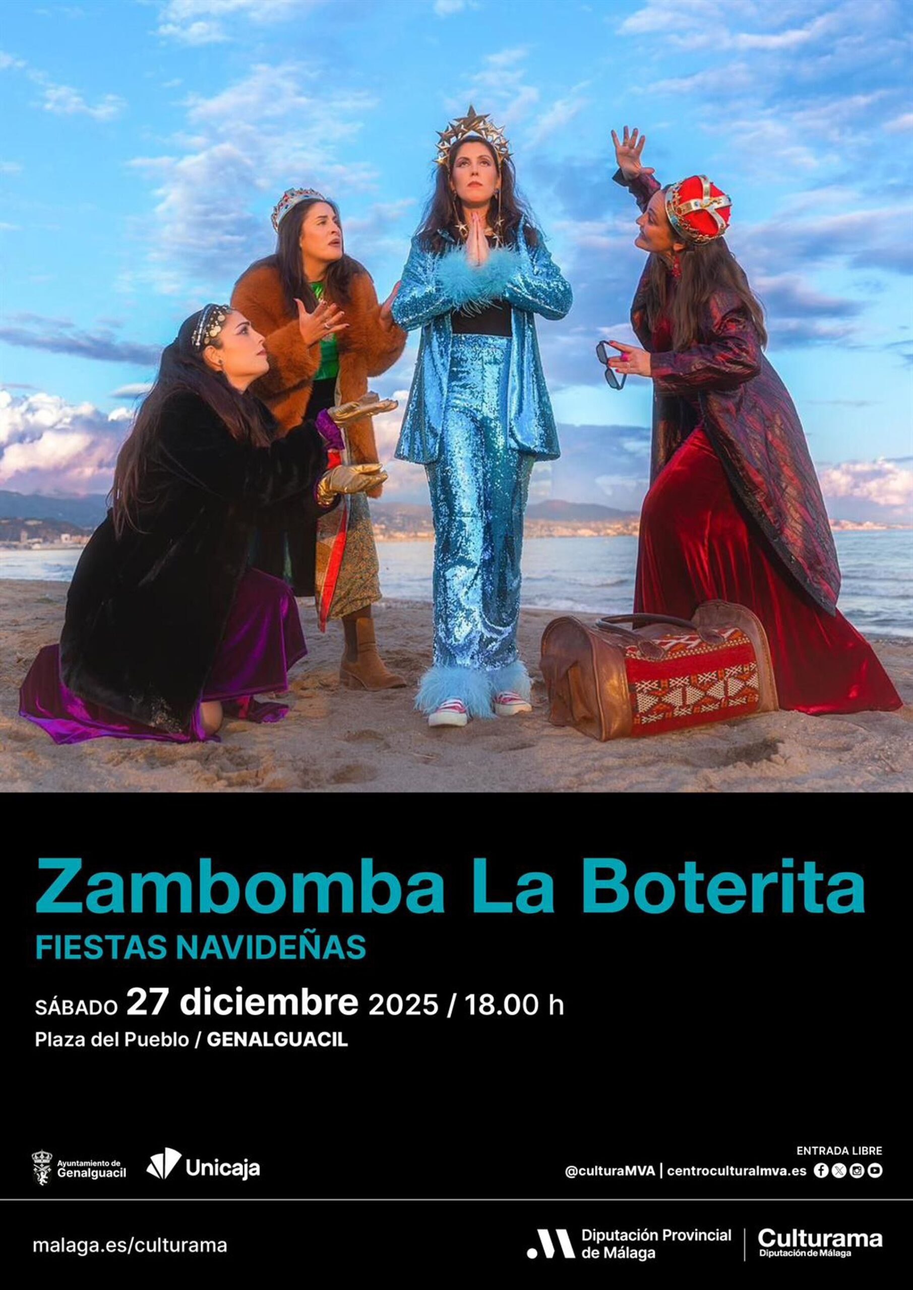 La Diputación despide 2025 con una programación cultural protagonizada por las 'zambombás'