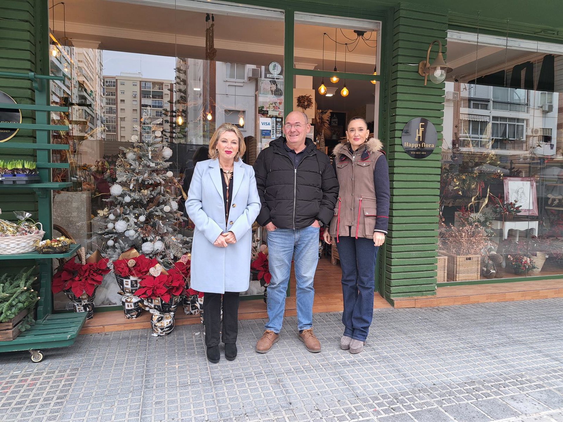 La Junta promociona el comercio local en la zona de ampliación del metro