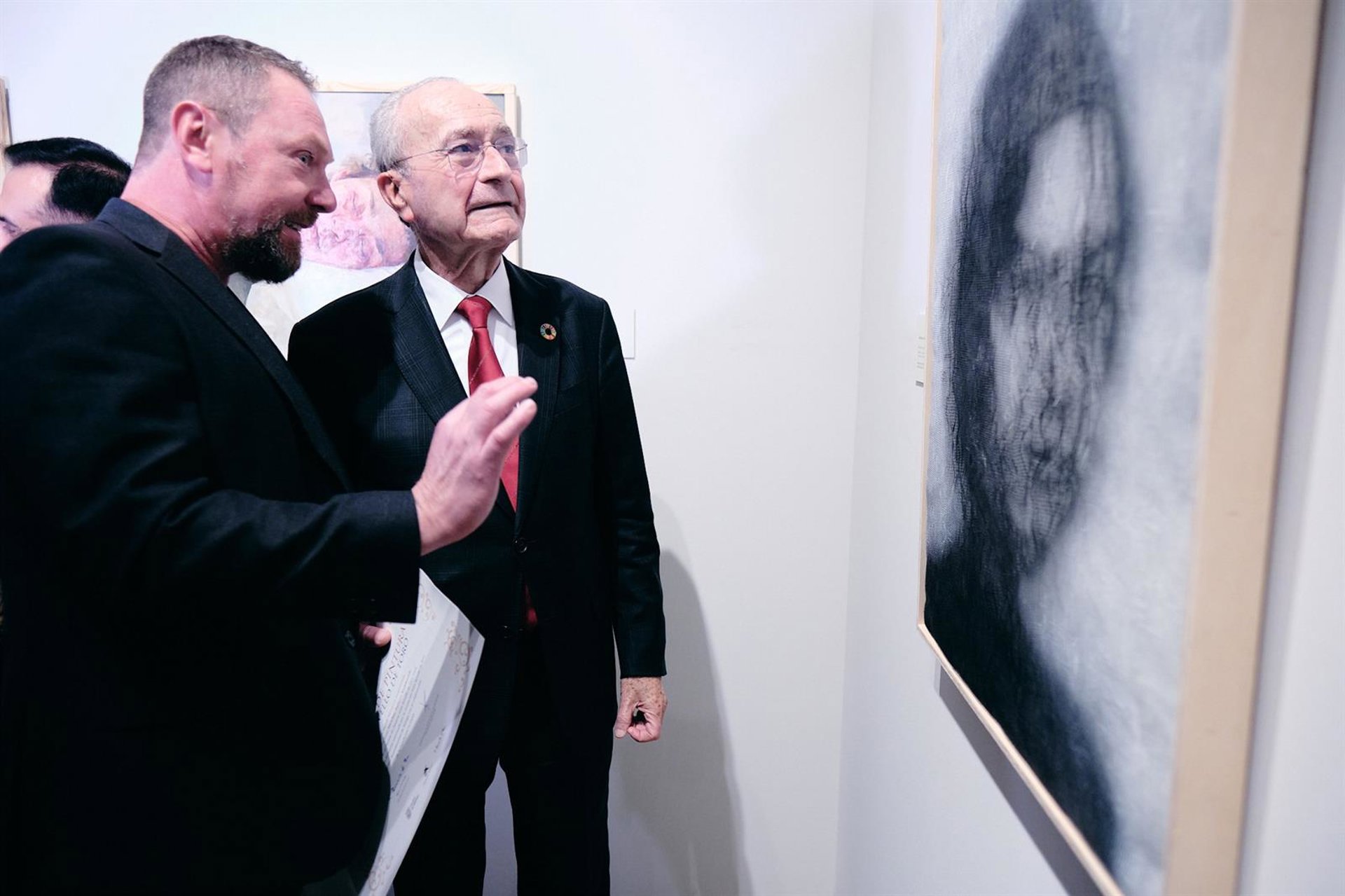 La obra 'Memoria suspendida' de Melchor Balsera Maldonado, premio de pintura 'Félix Revello de Toro'