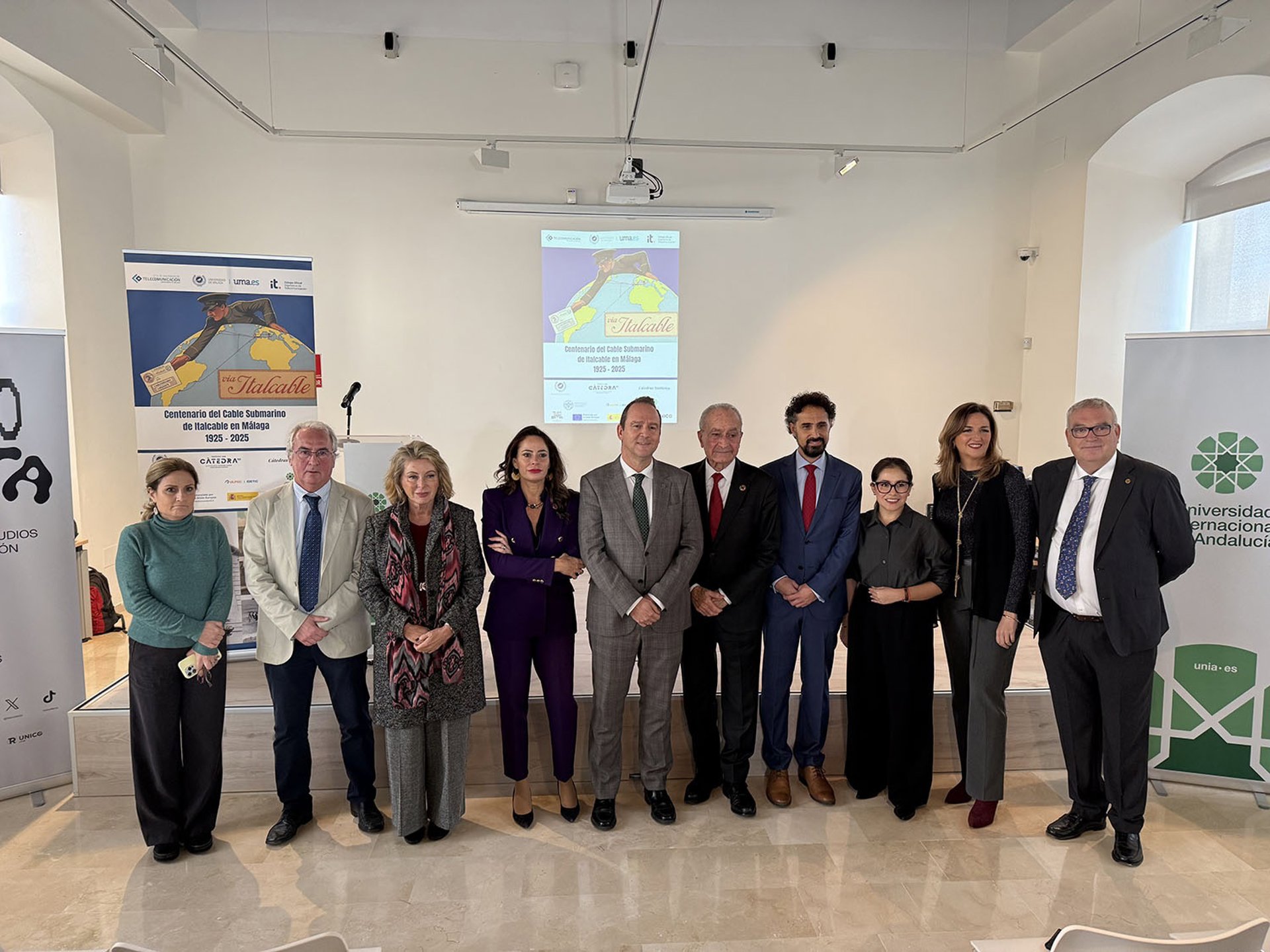 Málaga reivindica su legado tecnológico en la celebración del centenario del cable submarino de Italcable