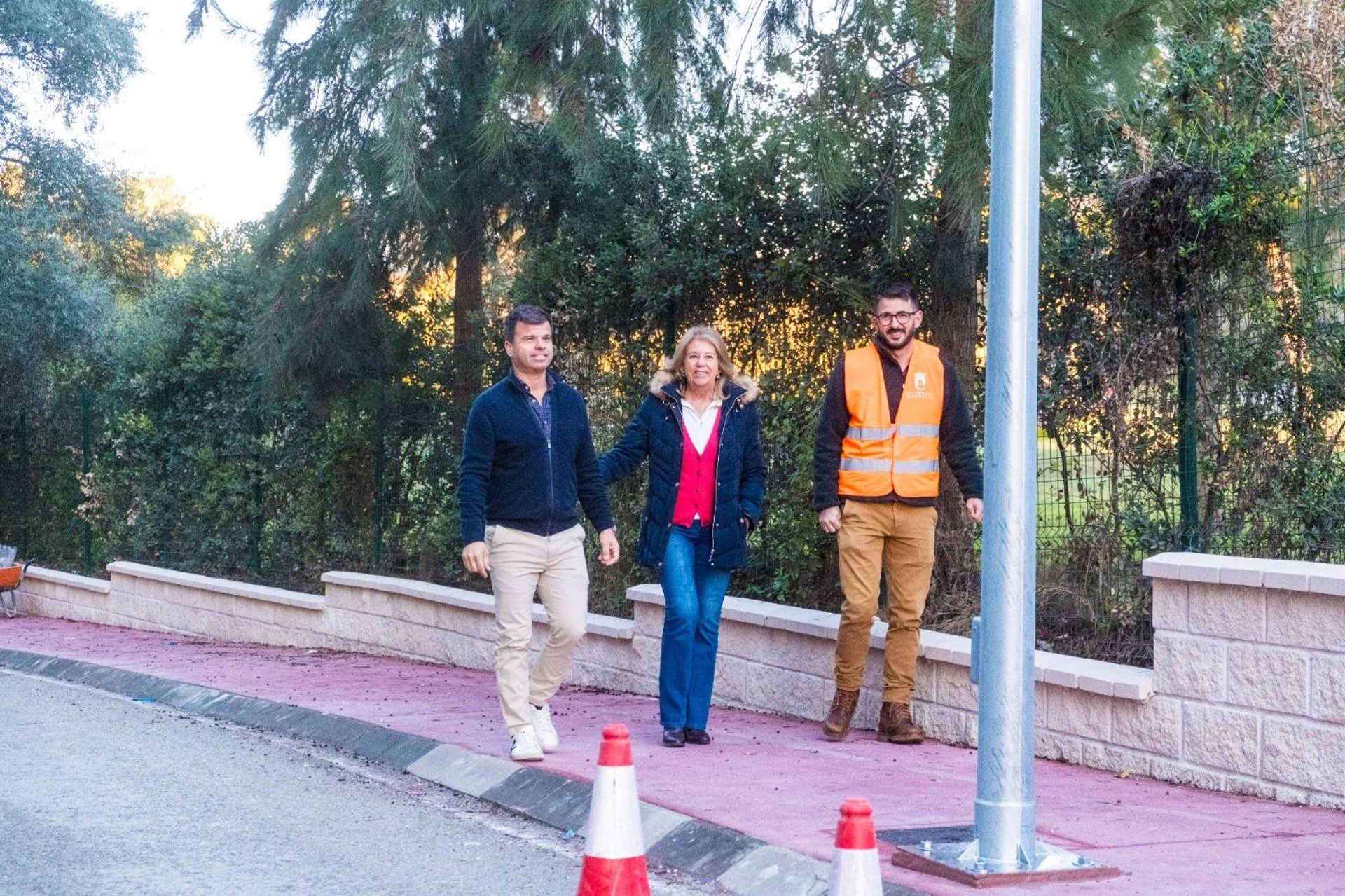 Marbella amplía las obras de mejora de la seguridad vial de la Cañada de Ganados